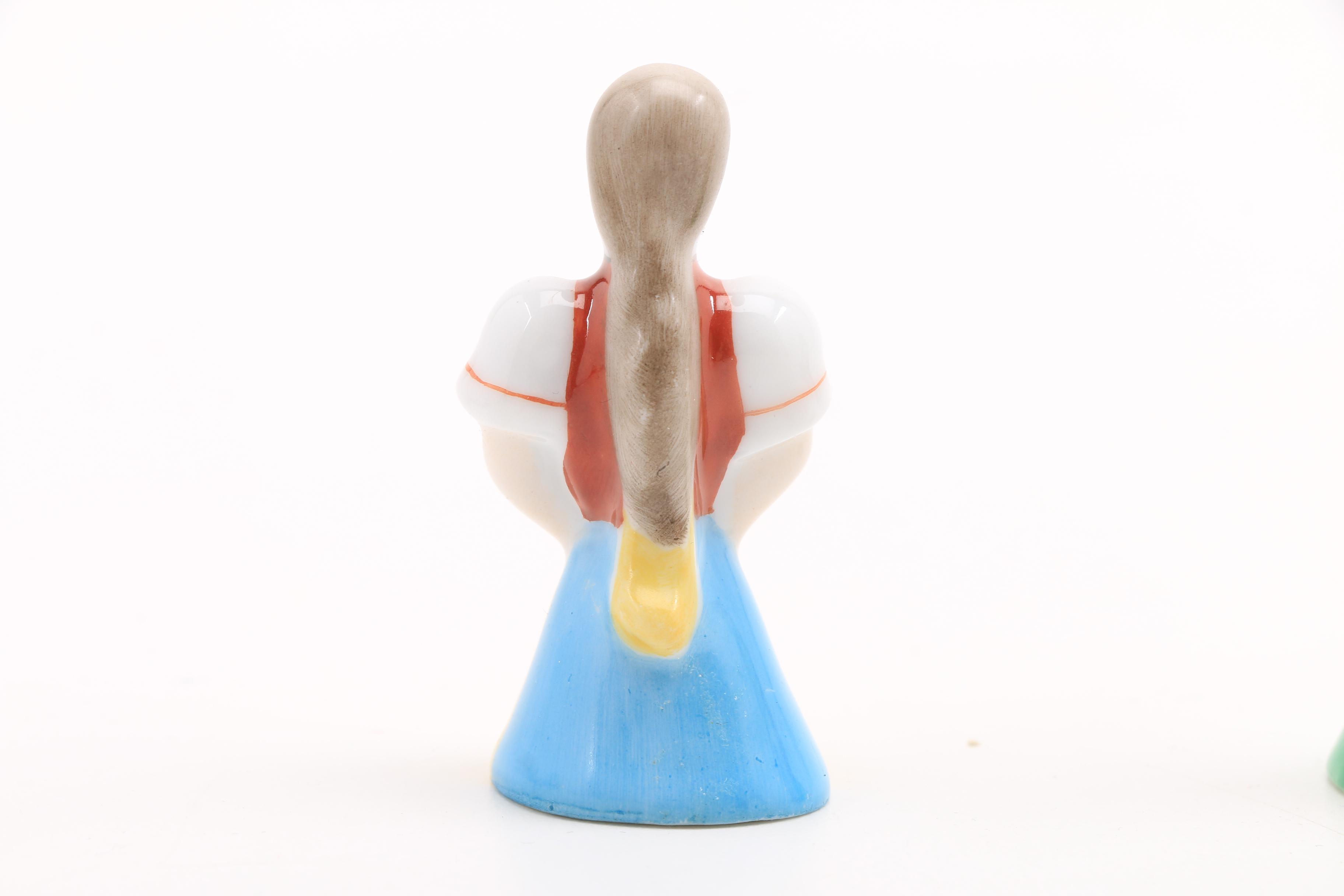 Five Herend Porcelain Miniature Figurines