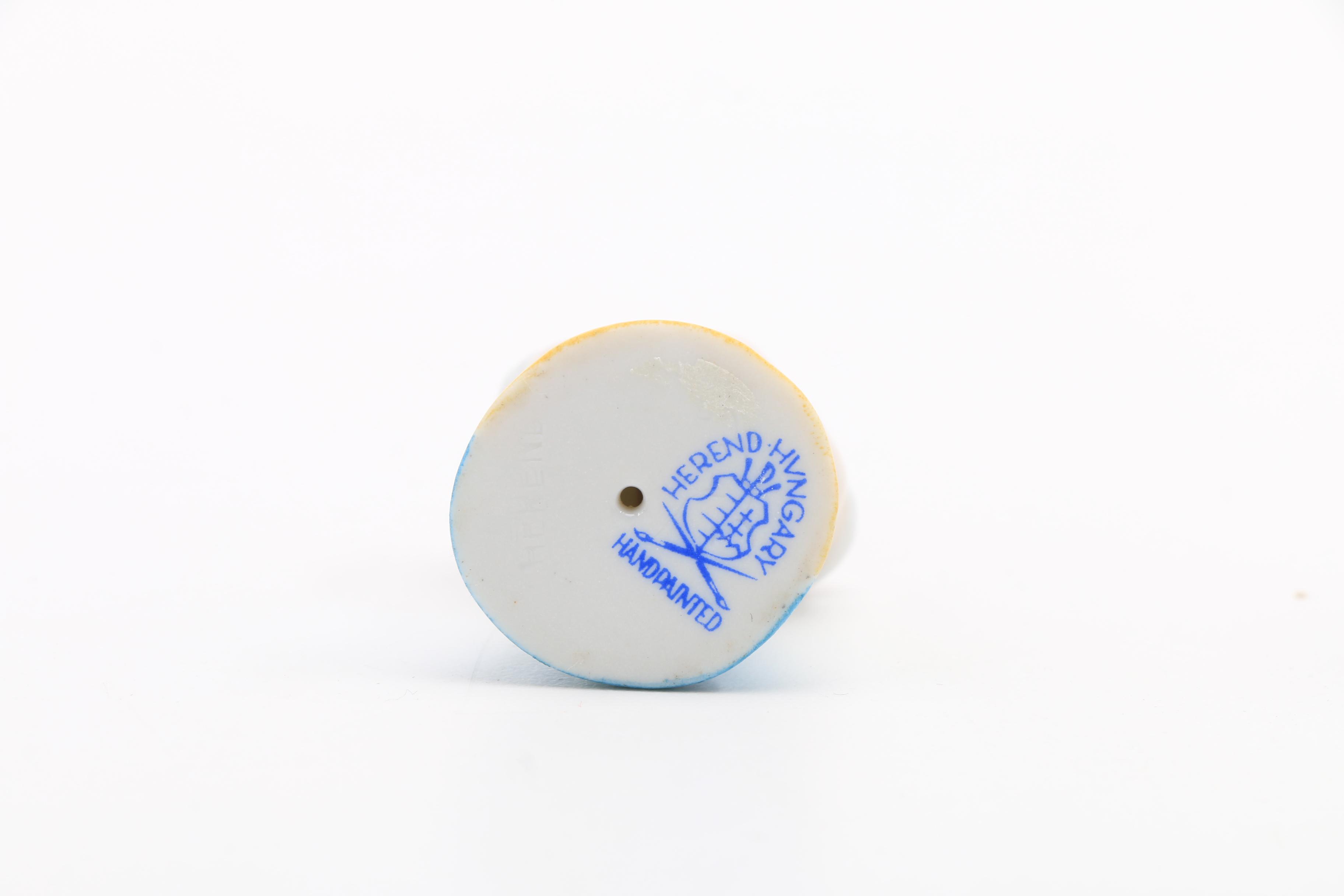 Five Herend Porcelain Miniature Figurines