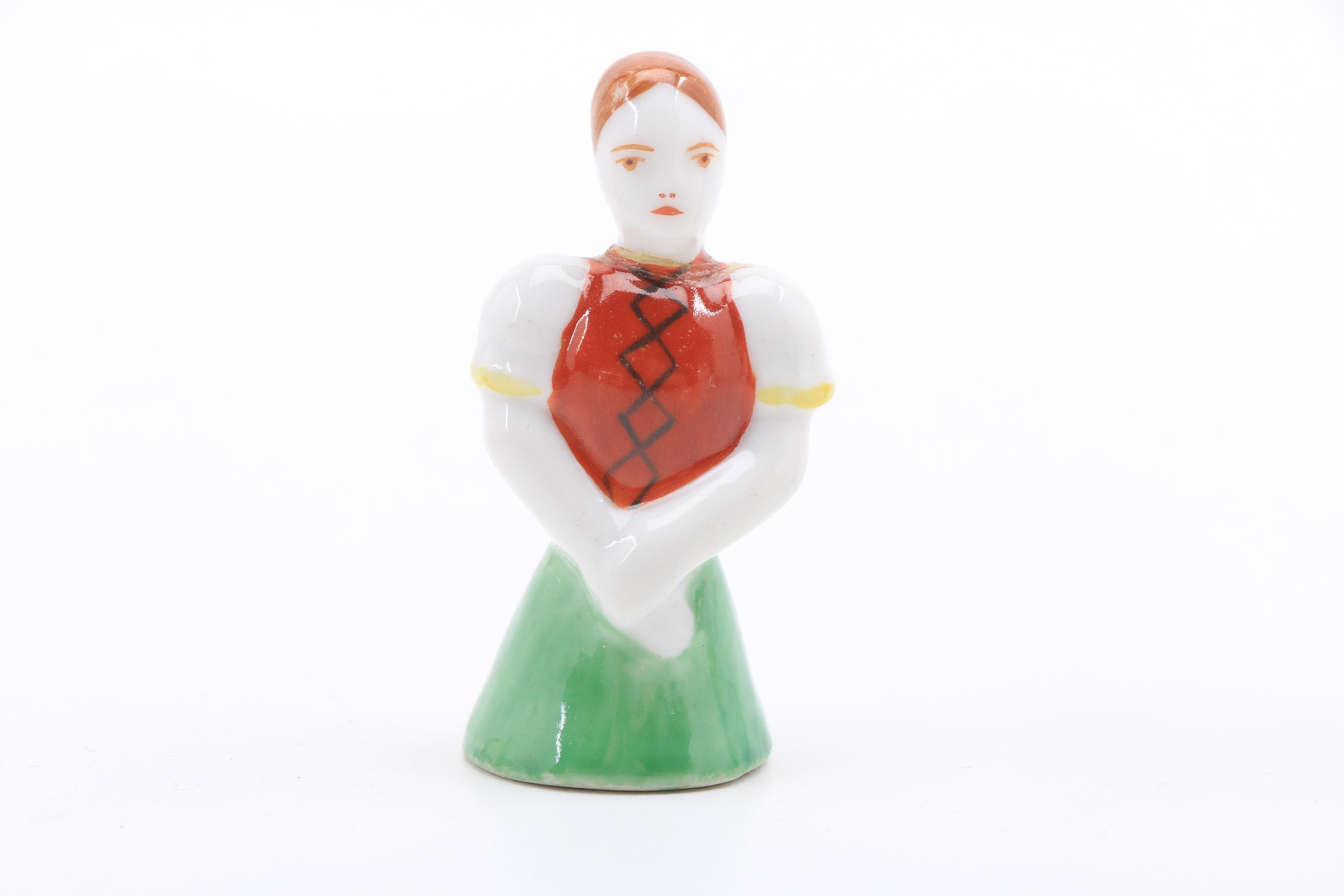 Five Herend Porcelain Miniature Figurines