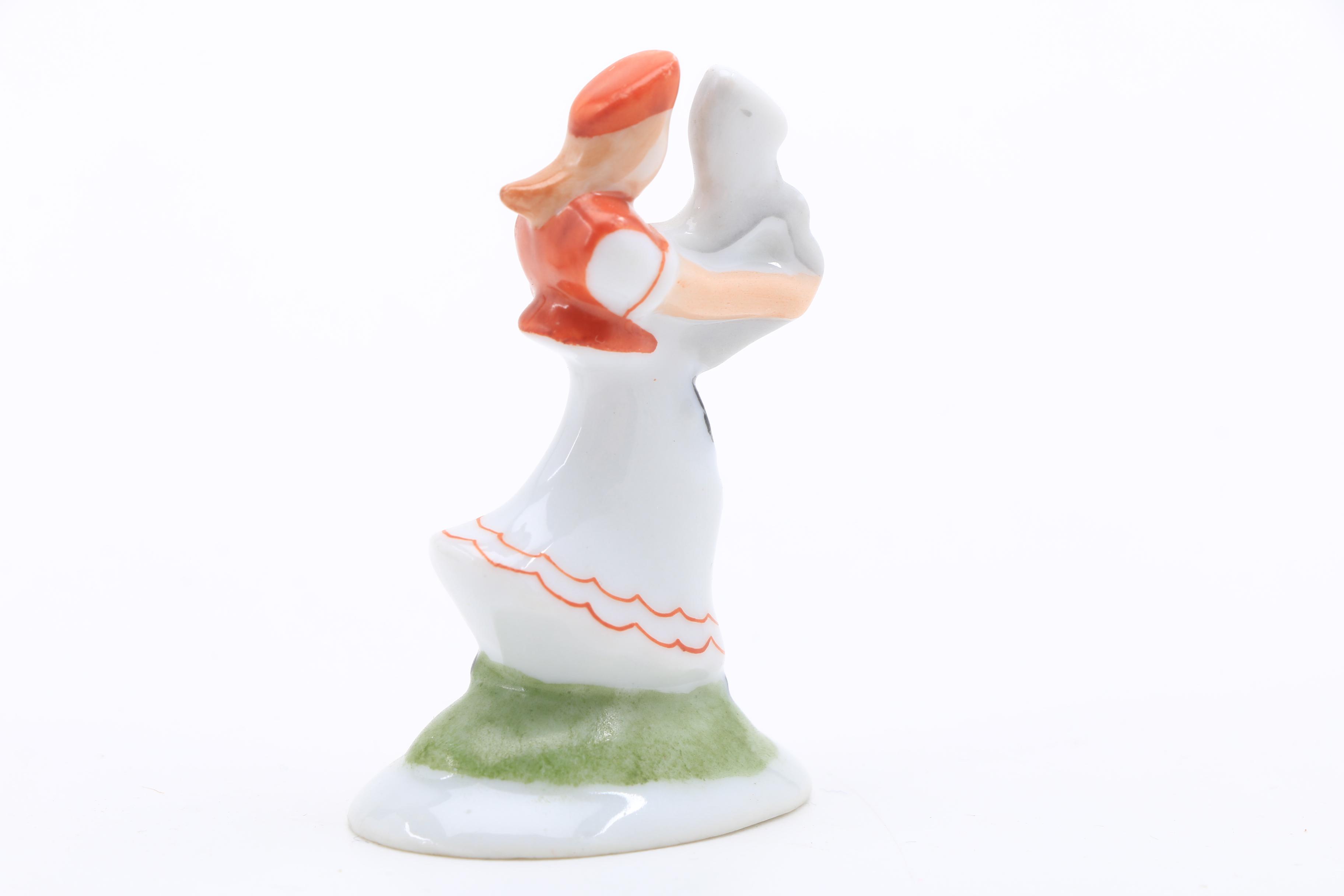 Five Herend Porcelain Miniature Figurines