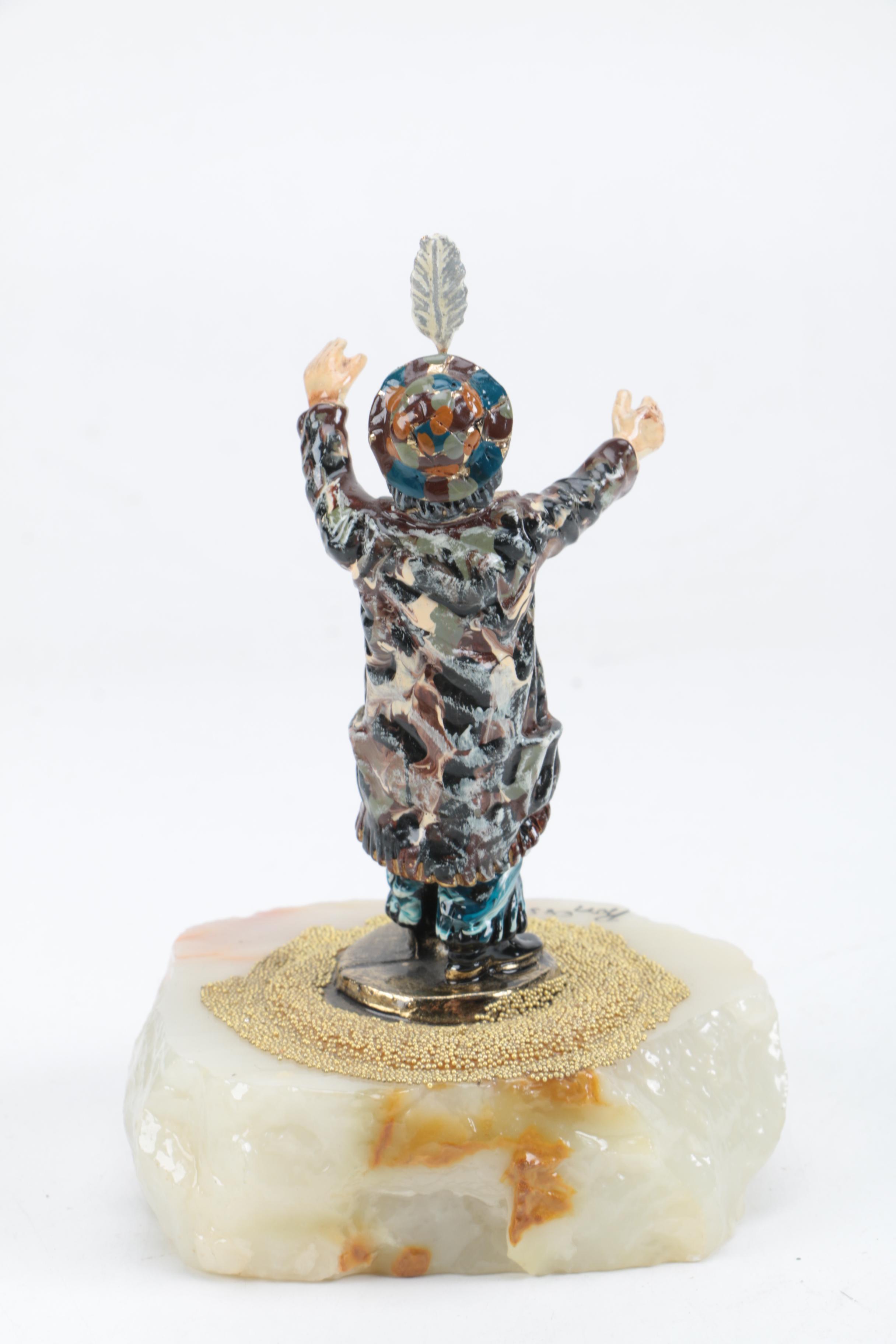 Five Signed Ron Lee Clown Figurines