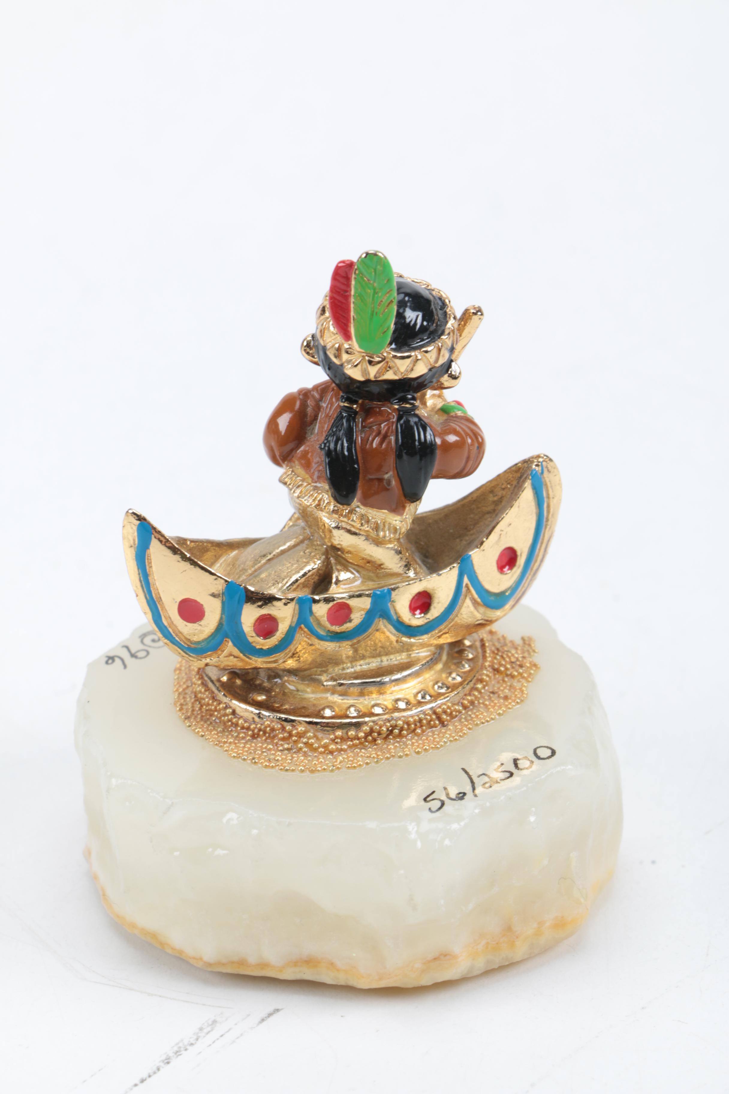 Five Signed Ron Lee Clown Figurines