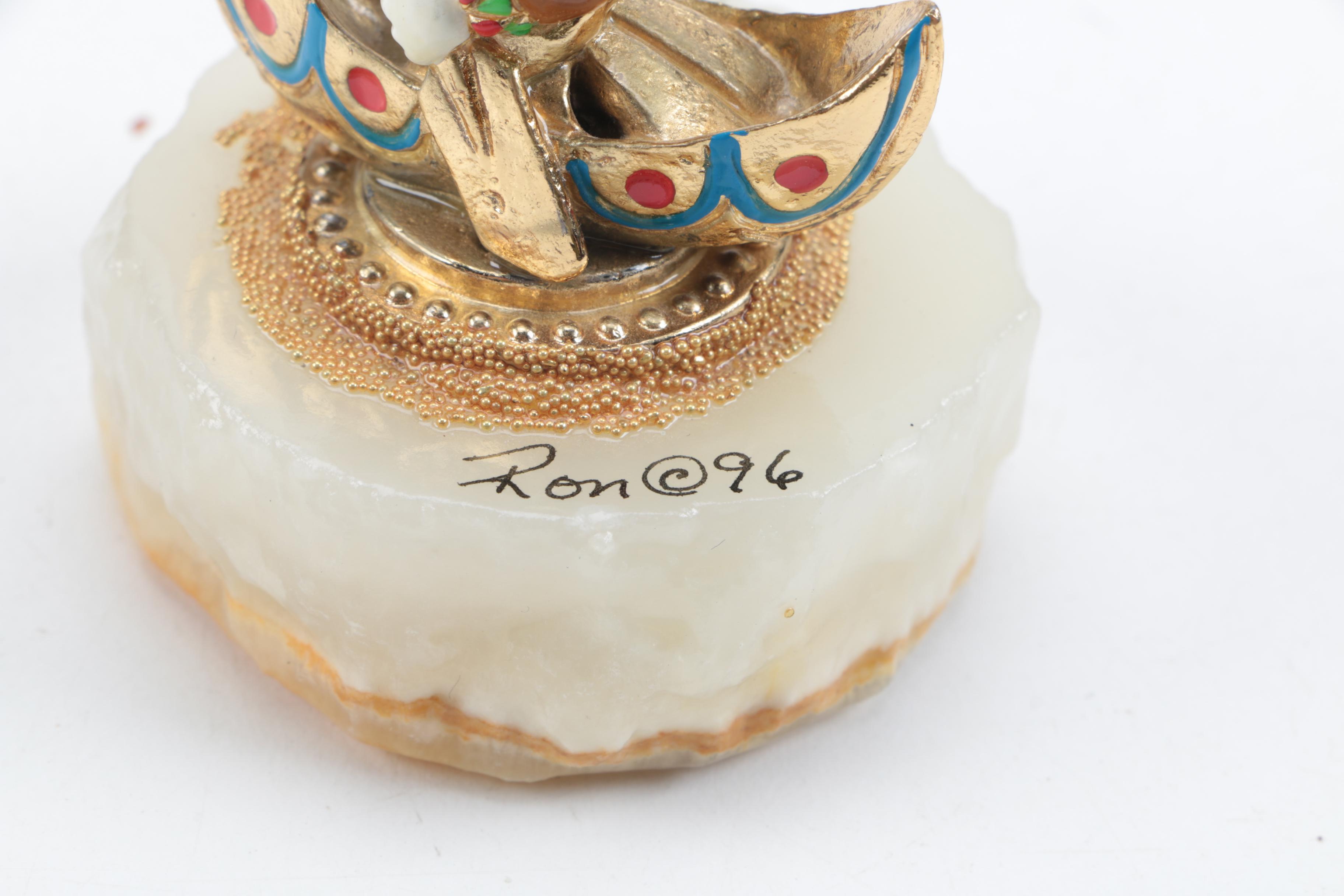 Five Signed Ron Lee Clown Figurines