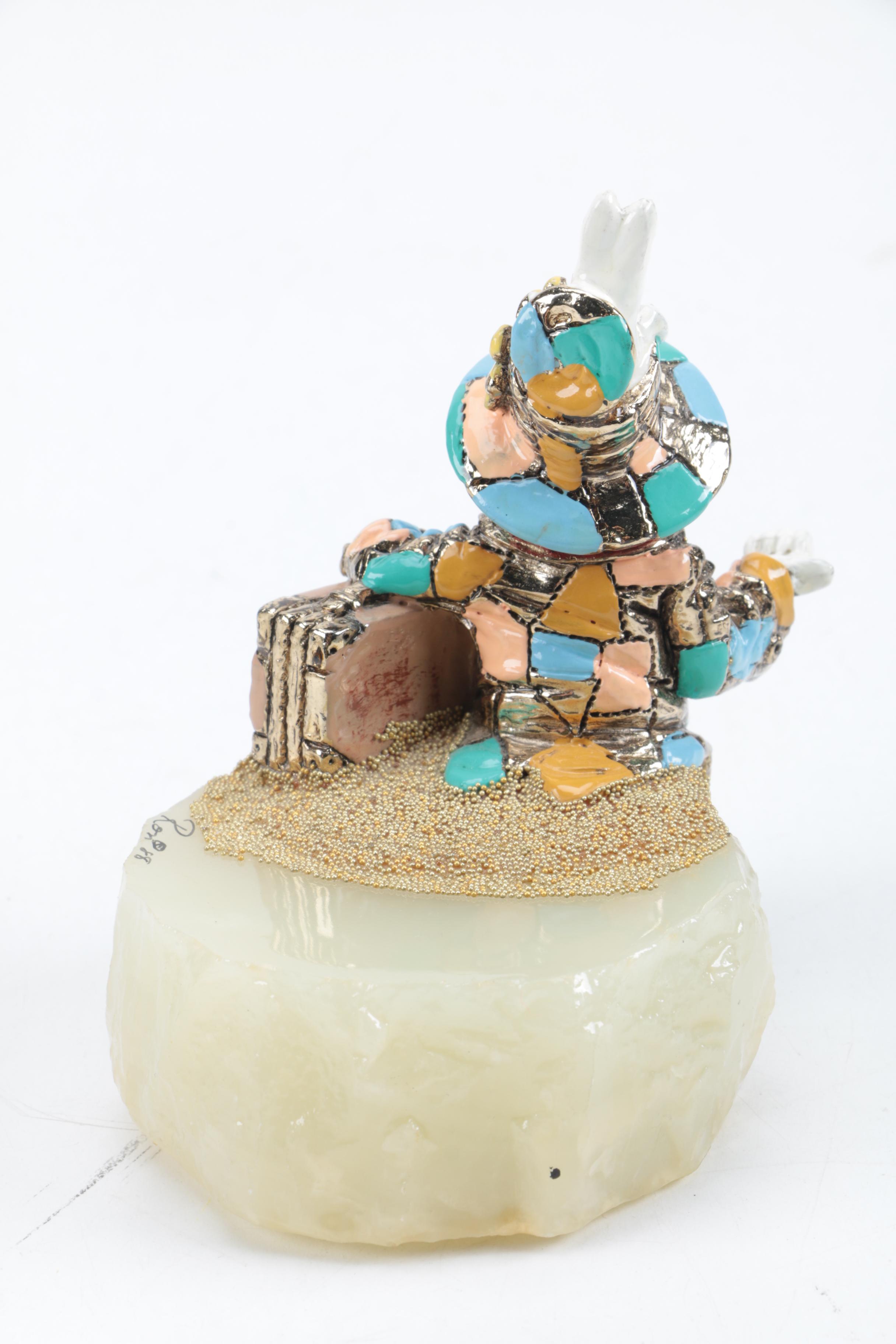 Five Signed Ron Lee Clown Figurines