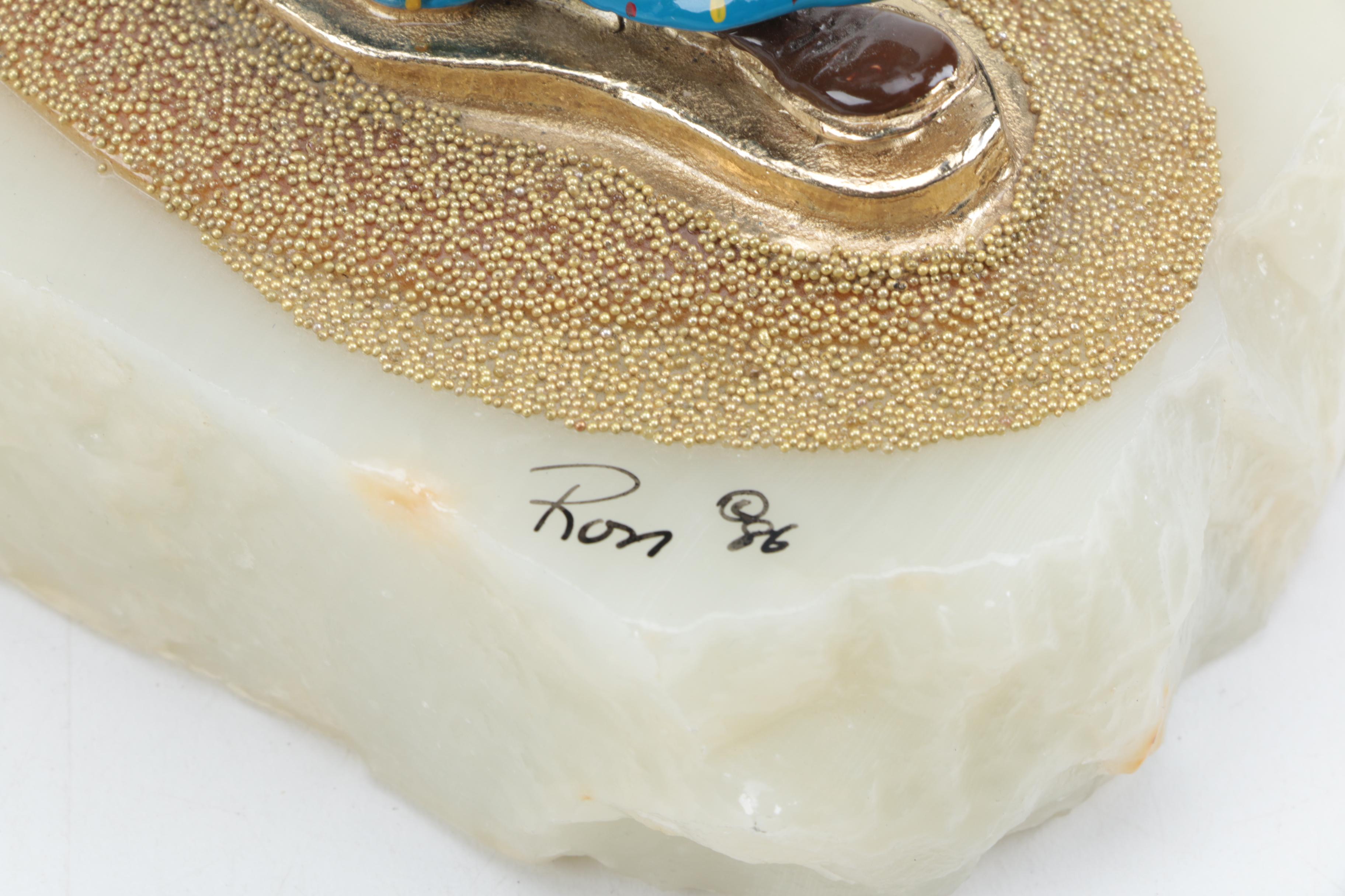 Five Signed Ron Lee Clown Figurines