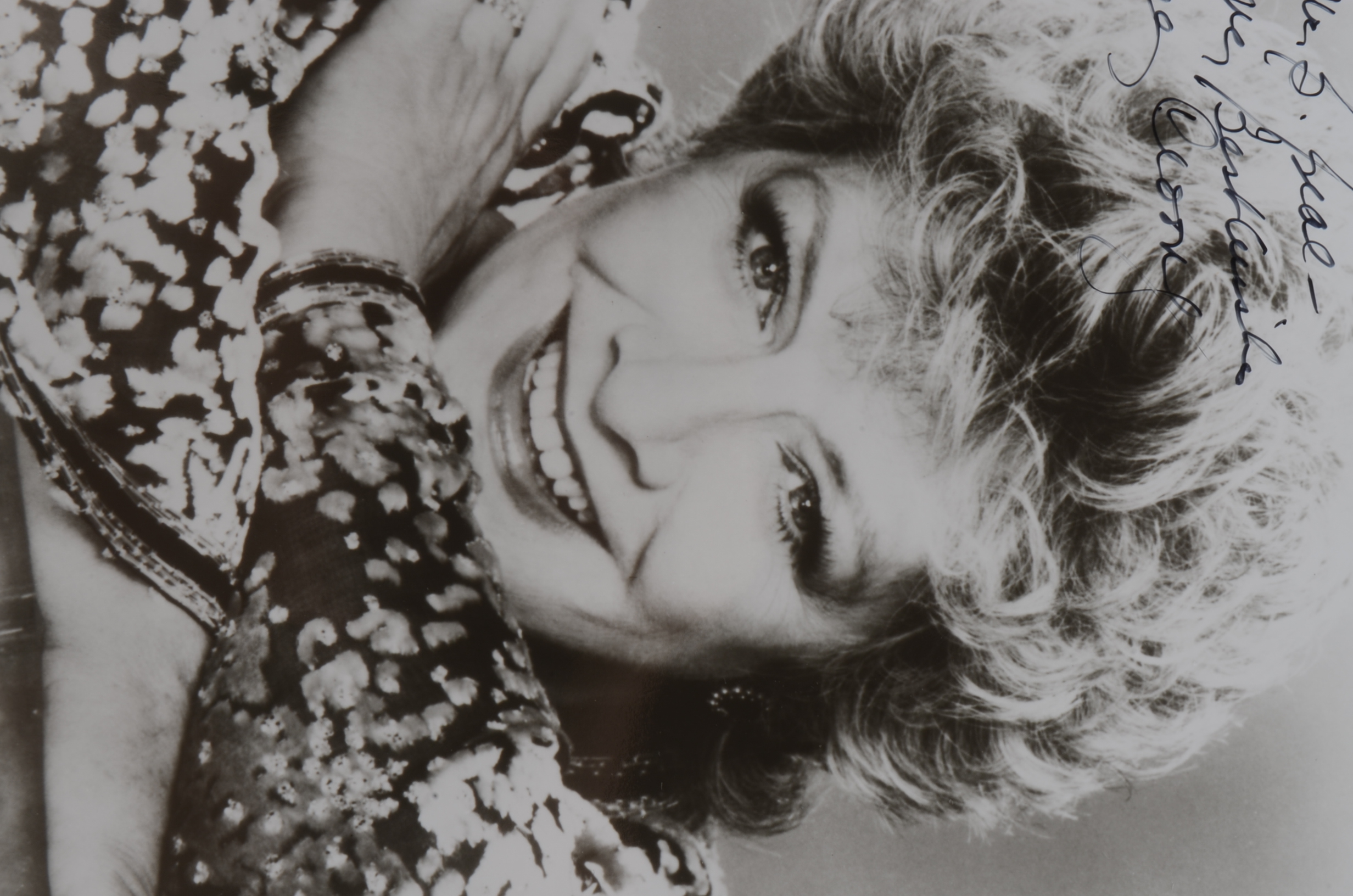 Singer and Actress Rosemary Clooney Signed Celebrity Photo