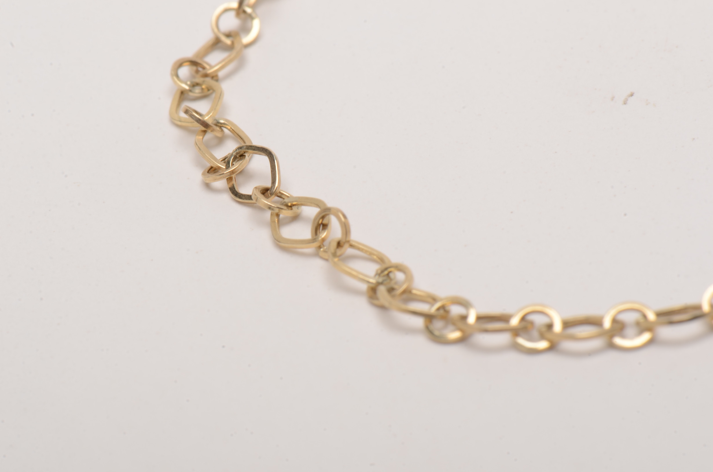 10K Yellow Gold Cable Linked Bracelet