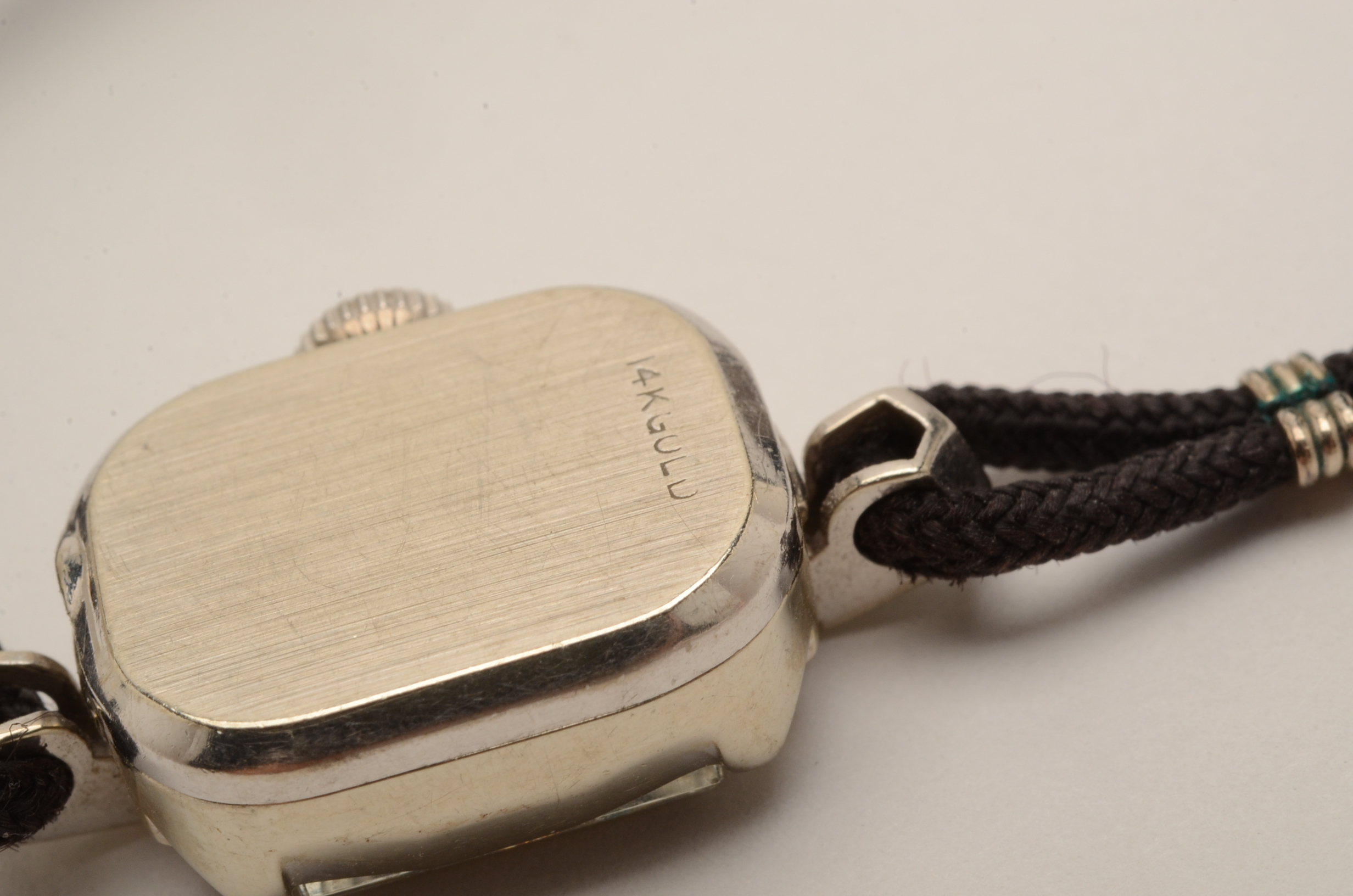 Vintage Omega 14K White Gold Watch