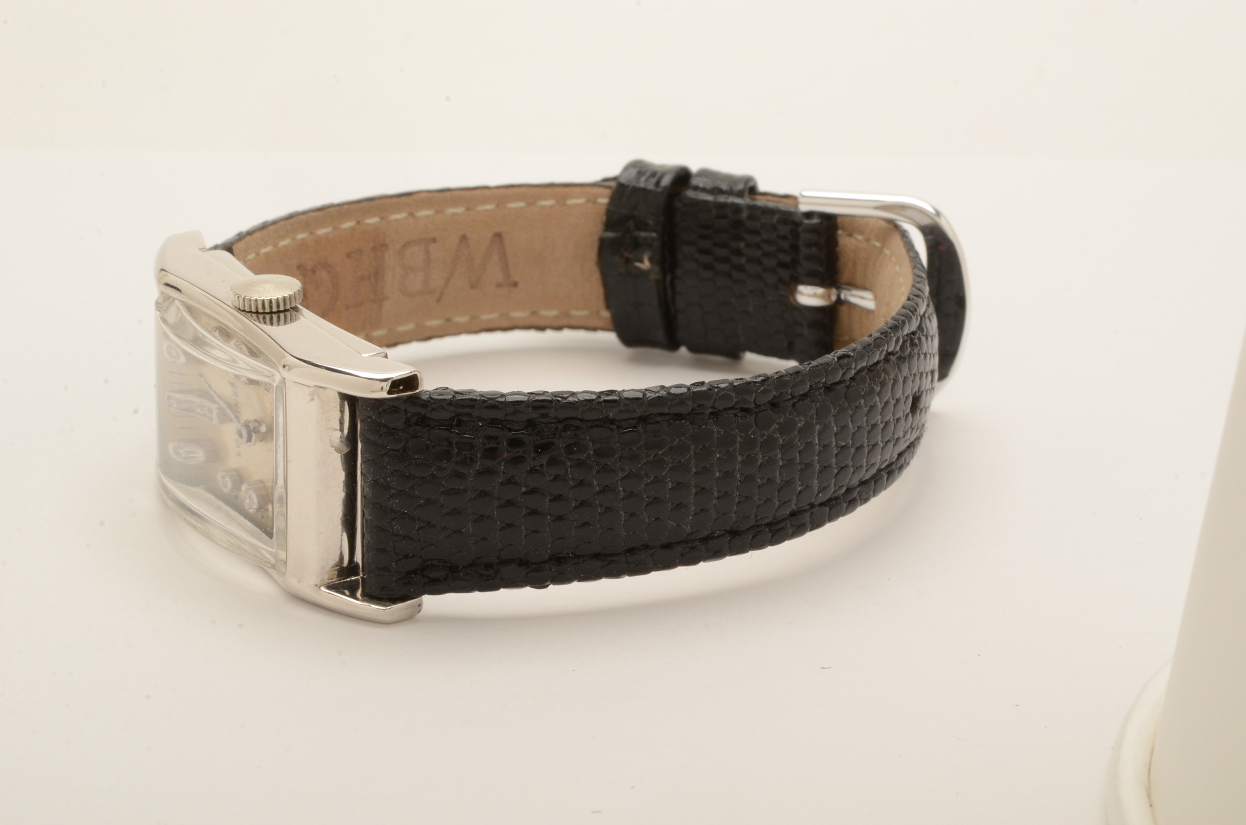 Vintage Longines 14K White Gold Diamond Watch