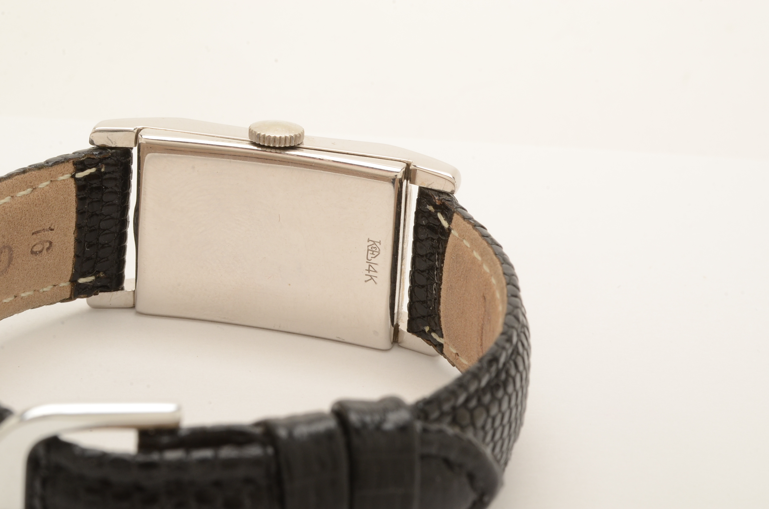 Vintage Longines 14K White Gold Diamond Watch