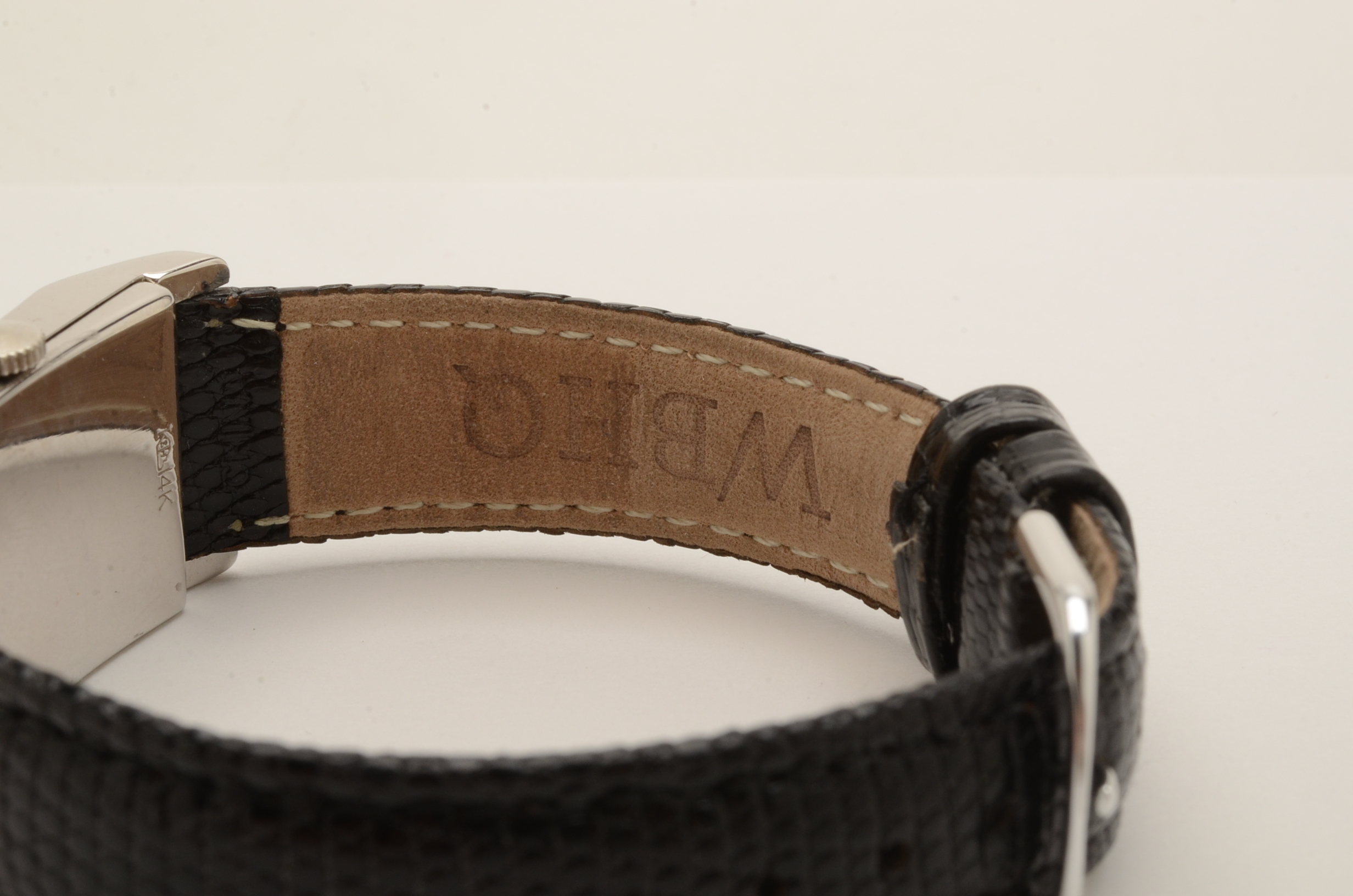 Vintage Longines 14K White Gold Diamond Watch