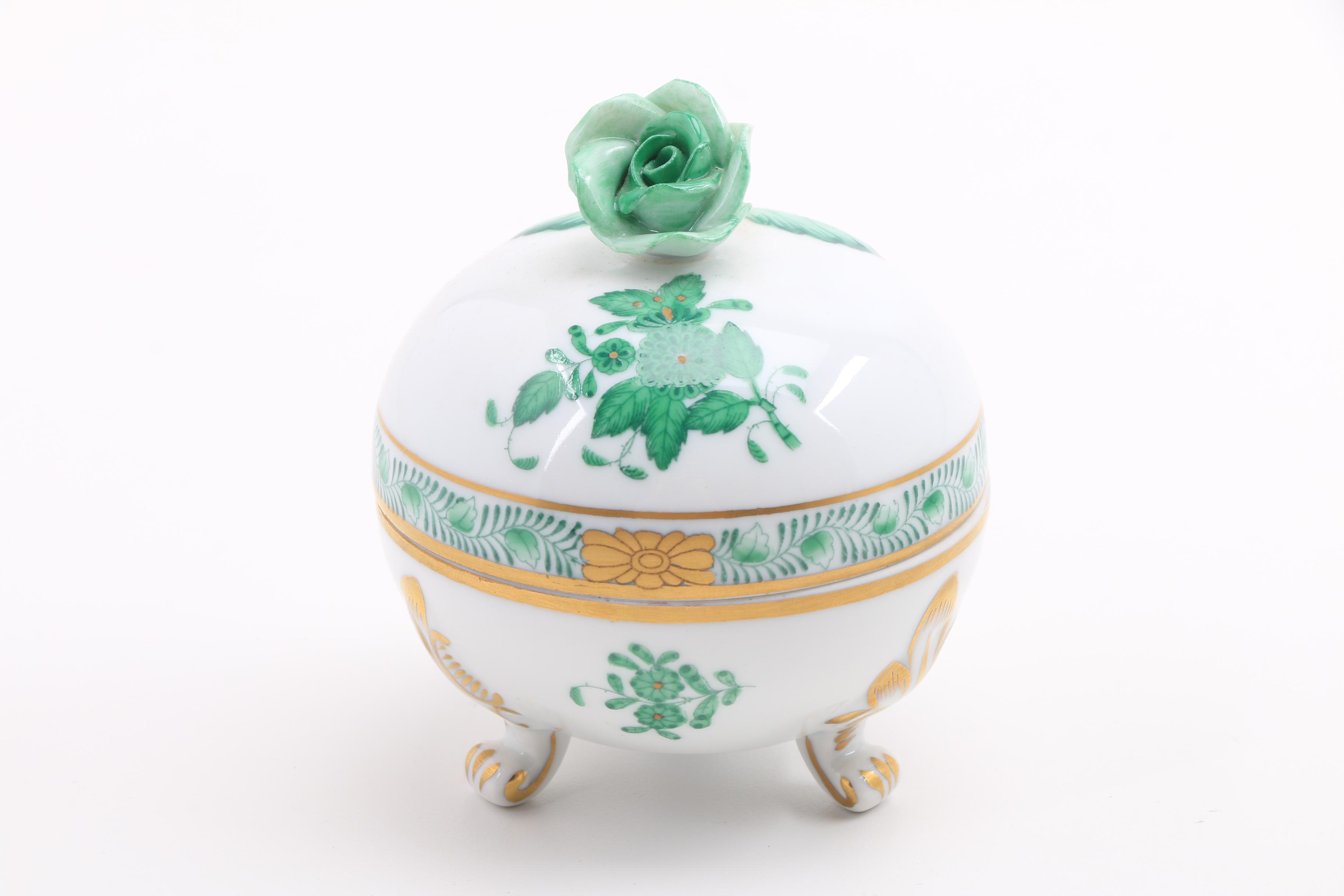 Herend "Green Chinese Bouquet" and More