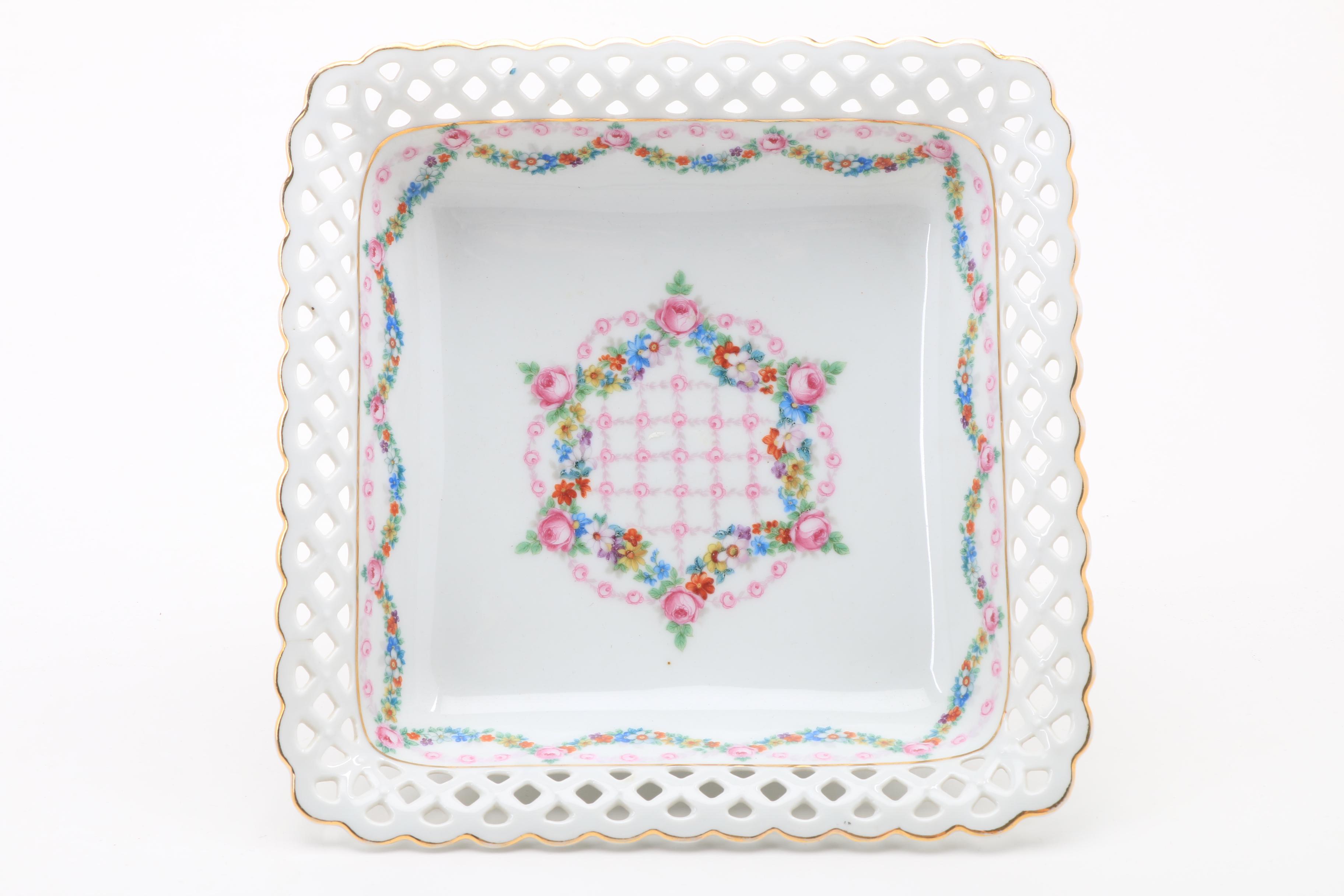 Schuman Bavarian Porcelain Bowls and Vase