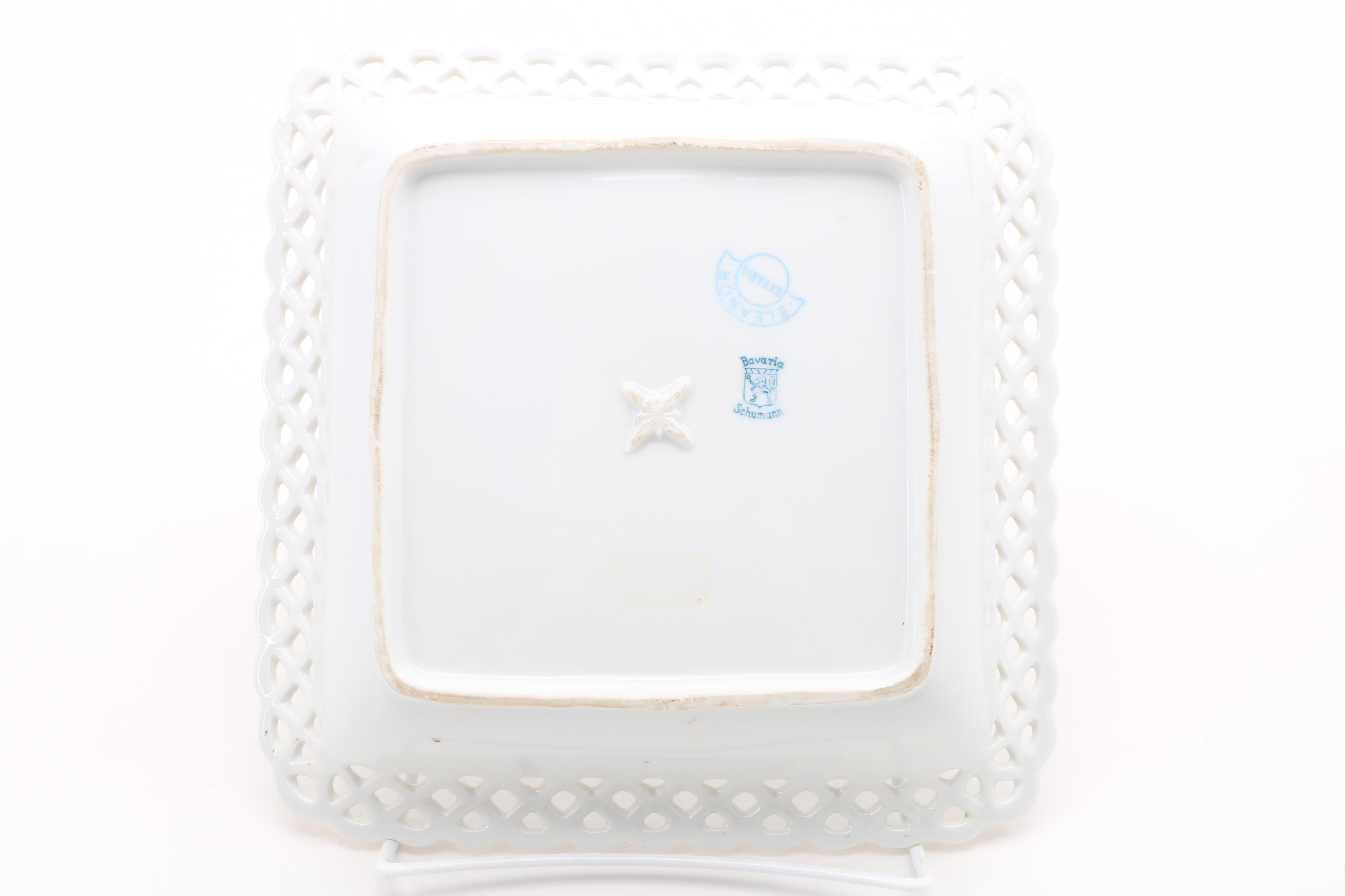 Schuman Bavarian Porcelain Bowls and Vase