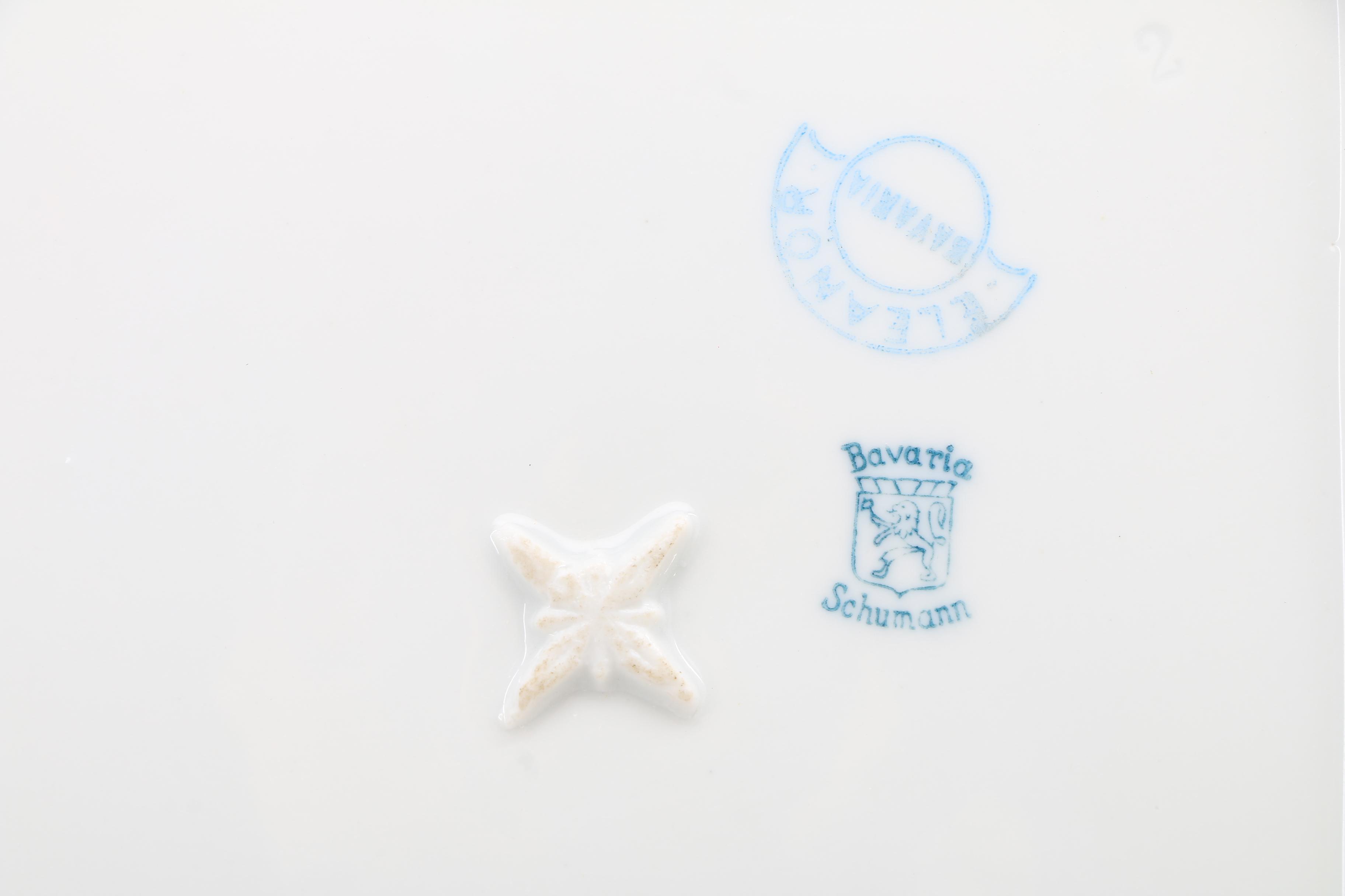 Schuman Bavarian Porcelain Bowls and Vase