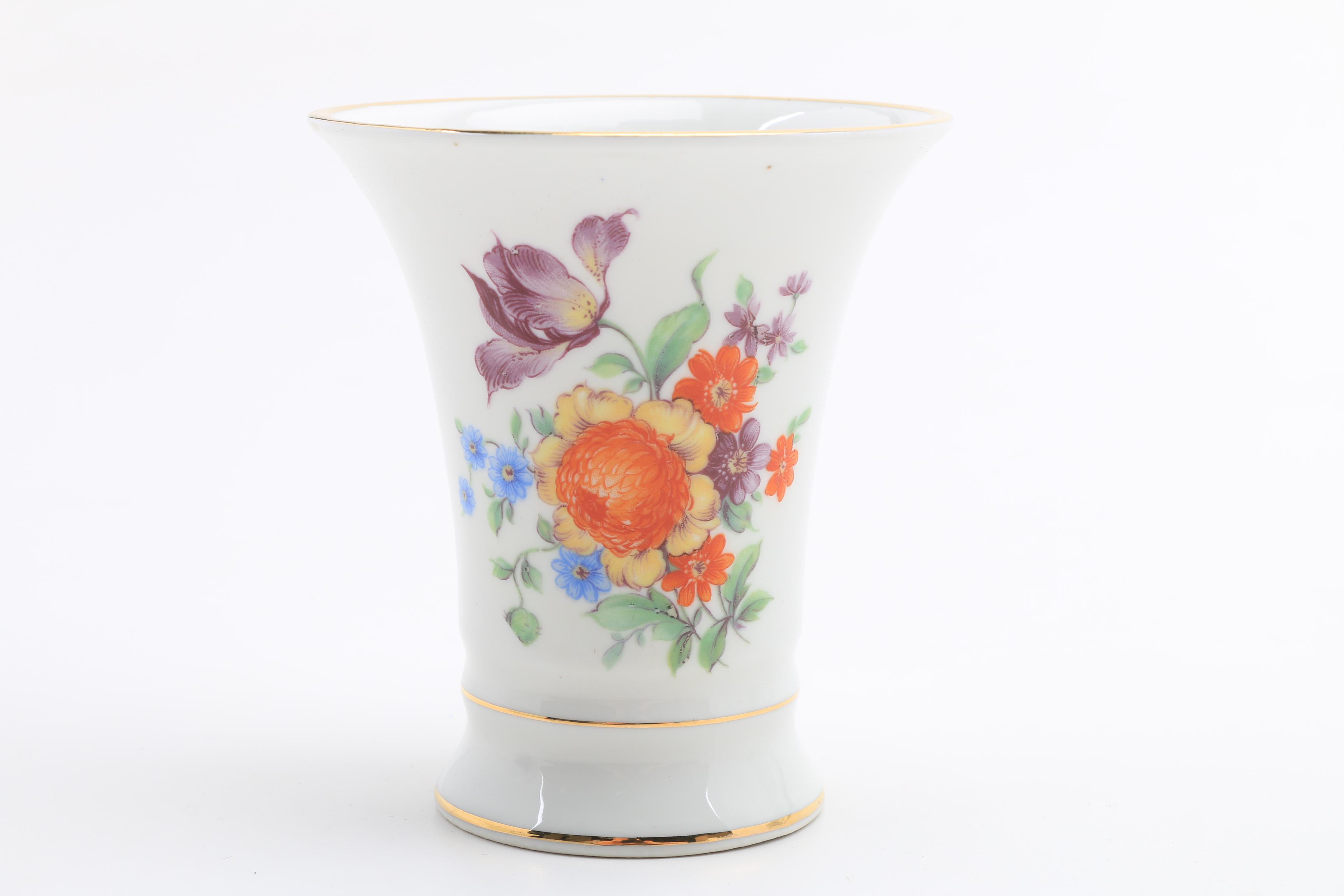 Schuman Bavarian Porcelain Bowls and Vase