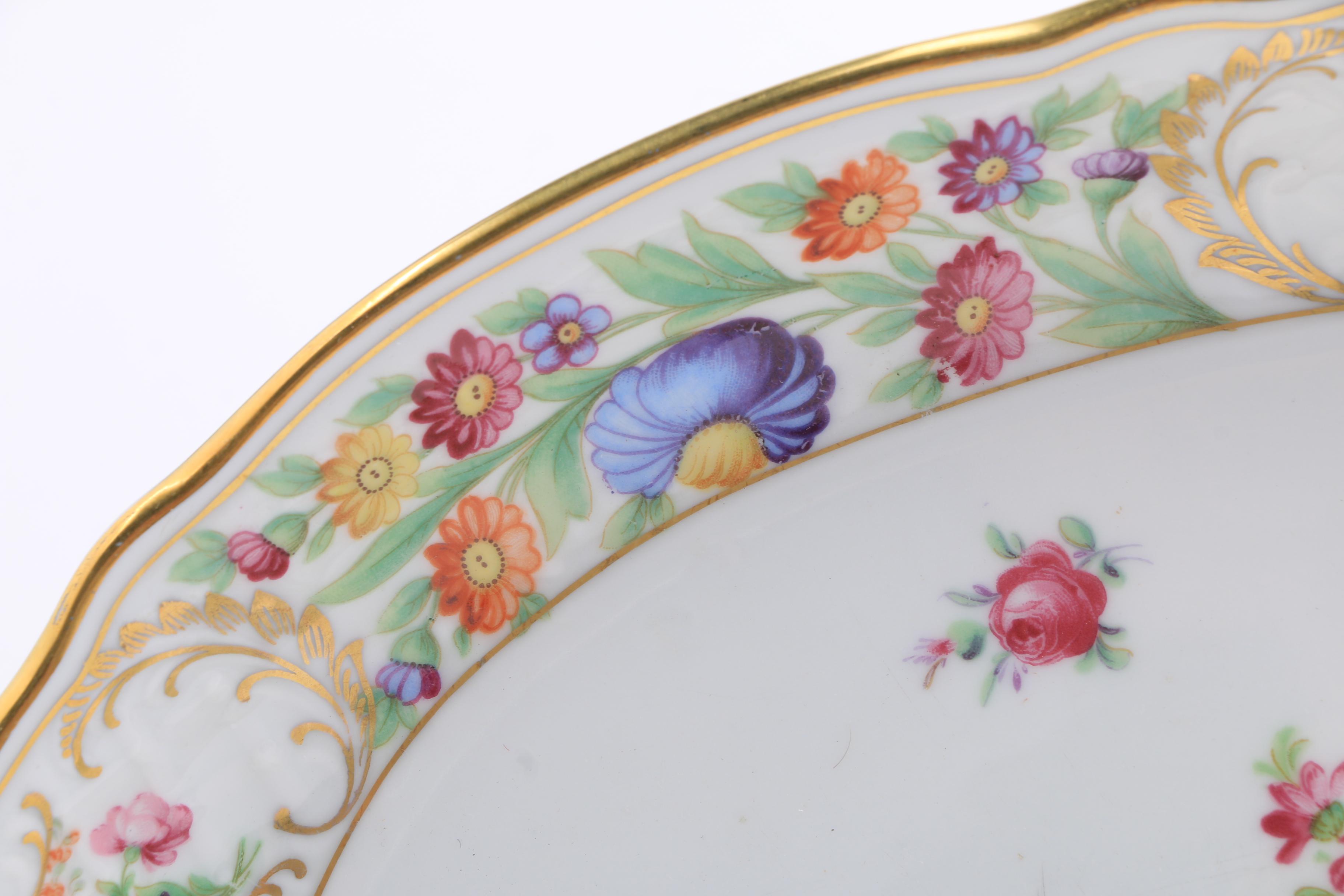 Schumann Bavarian Porcelain "Dresden Flowers" Tea Set