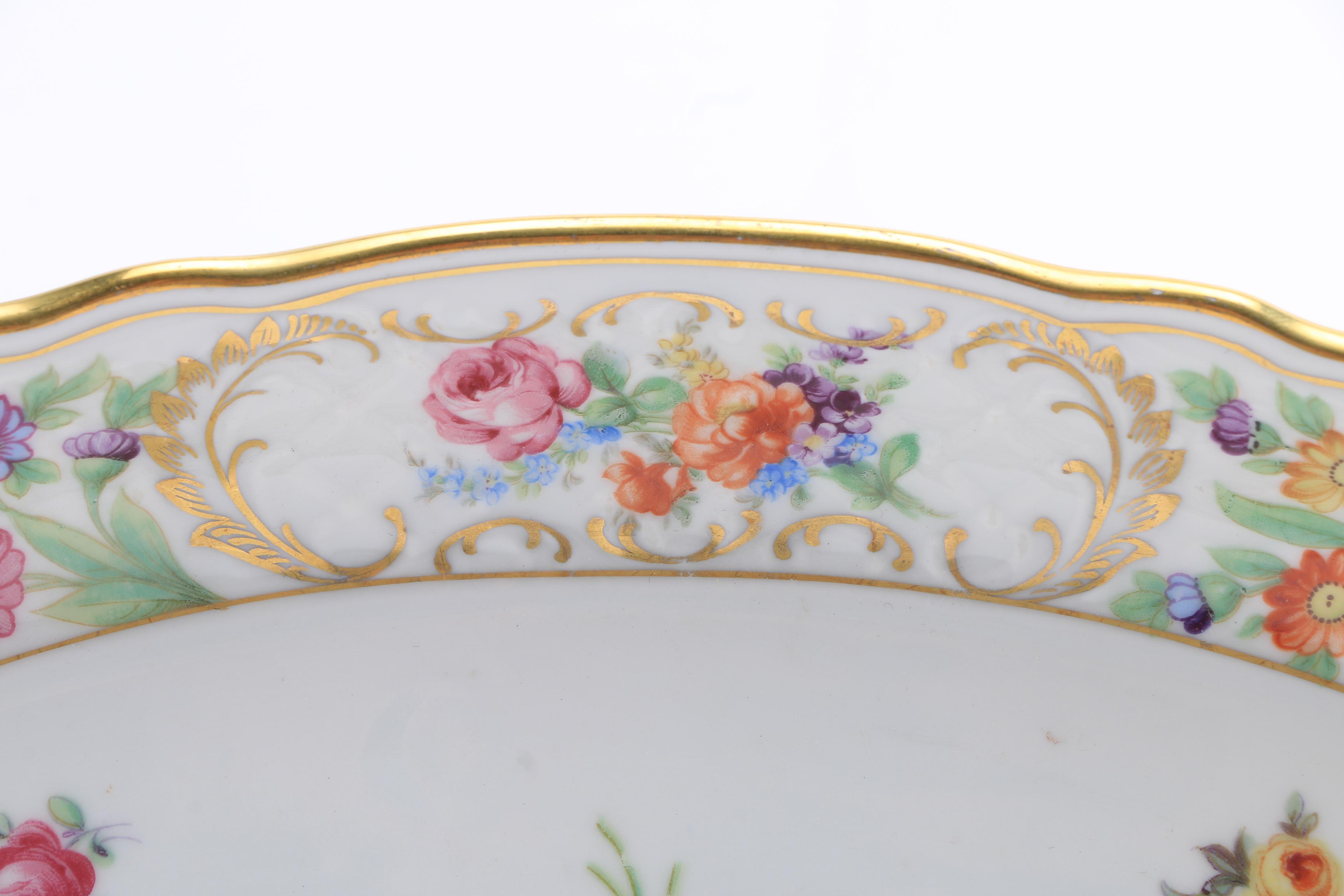 Schumann Bavarian Porcelain "Dresden Flowers" Tea Set