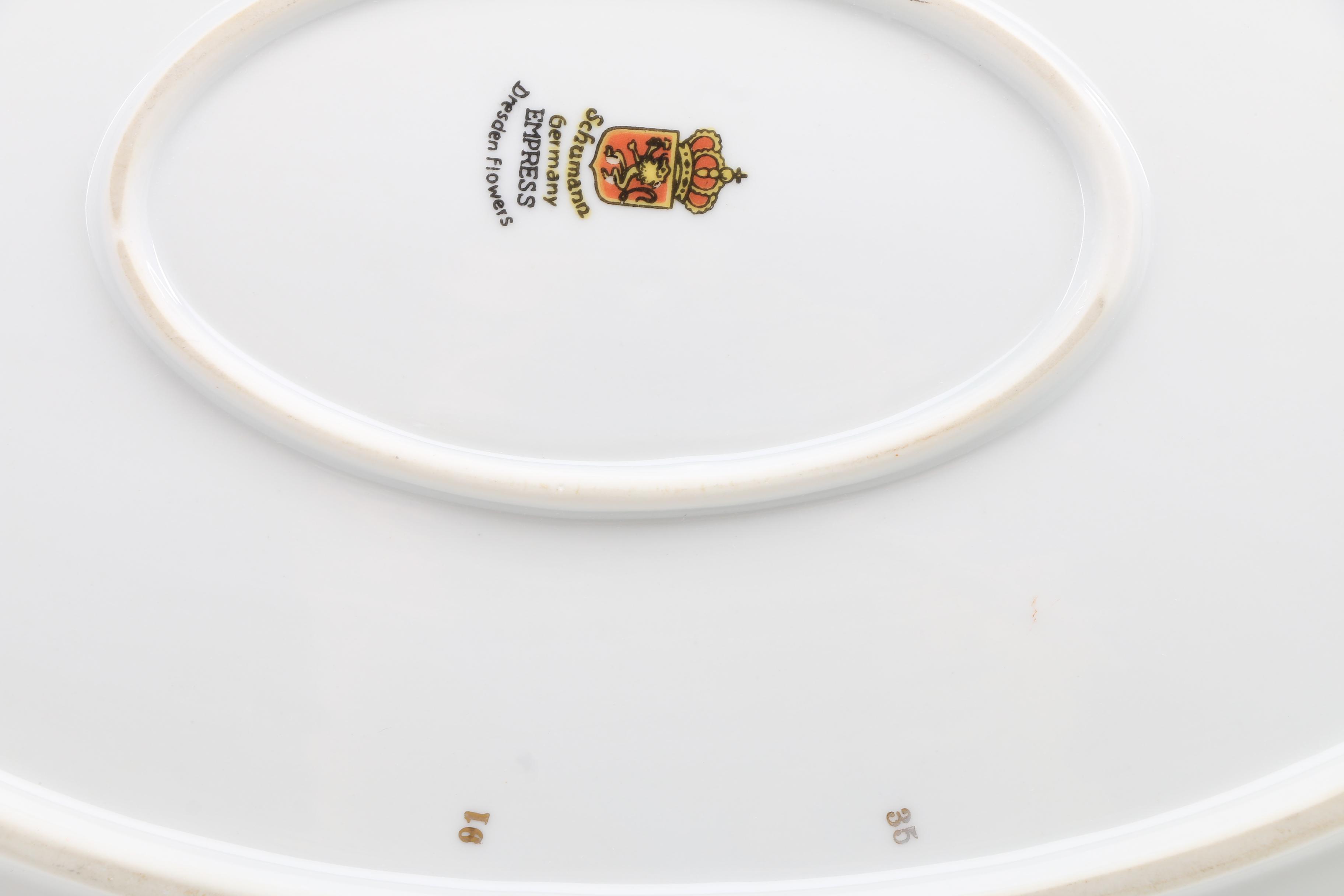 Schumann Bavarian Porcelain "Dresden Flowers" Tea Set