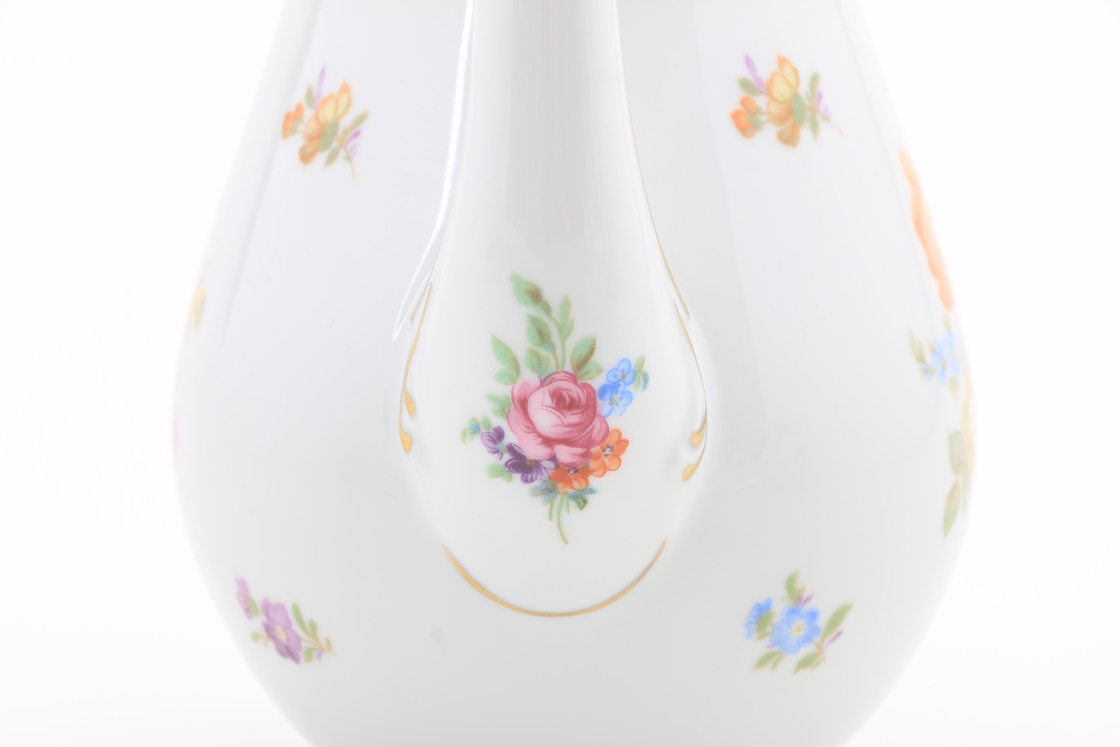 Schumann Bavarian Porcelain "Dresden Flowers" Tea Set