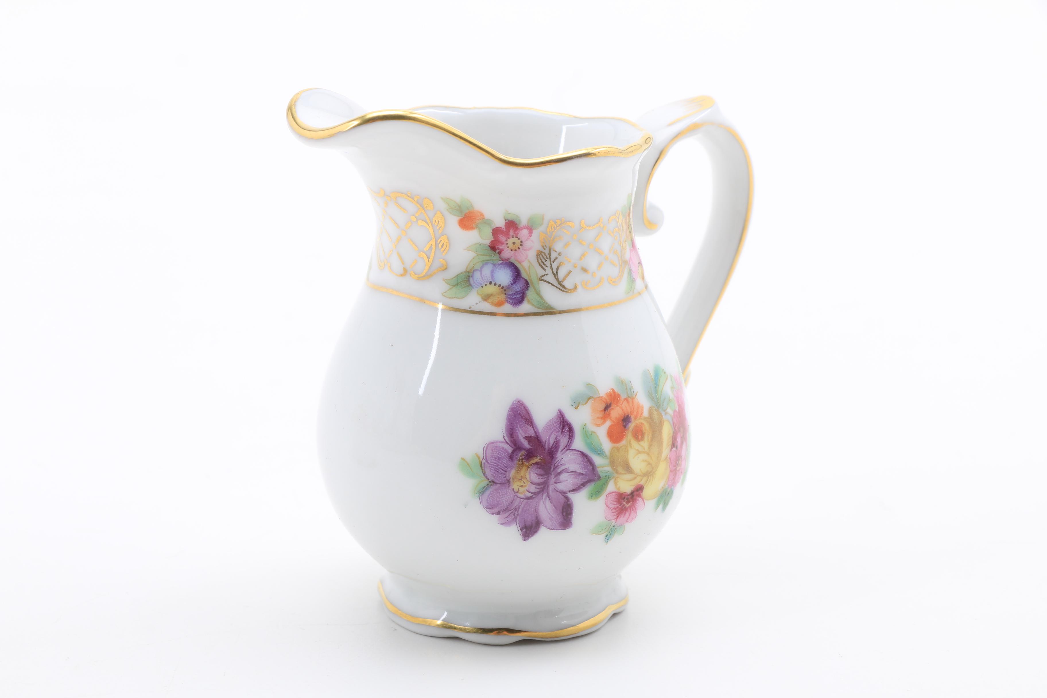 Schumann Bavarian Porcelain "Dresden Flowers" Tea Set