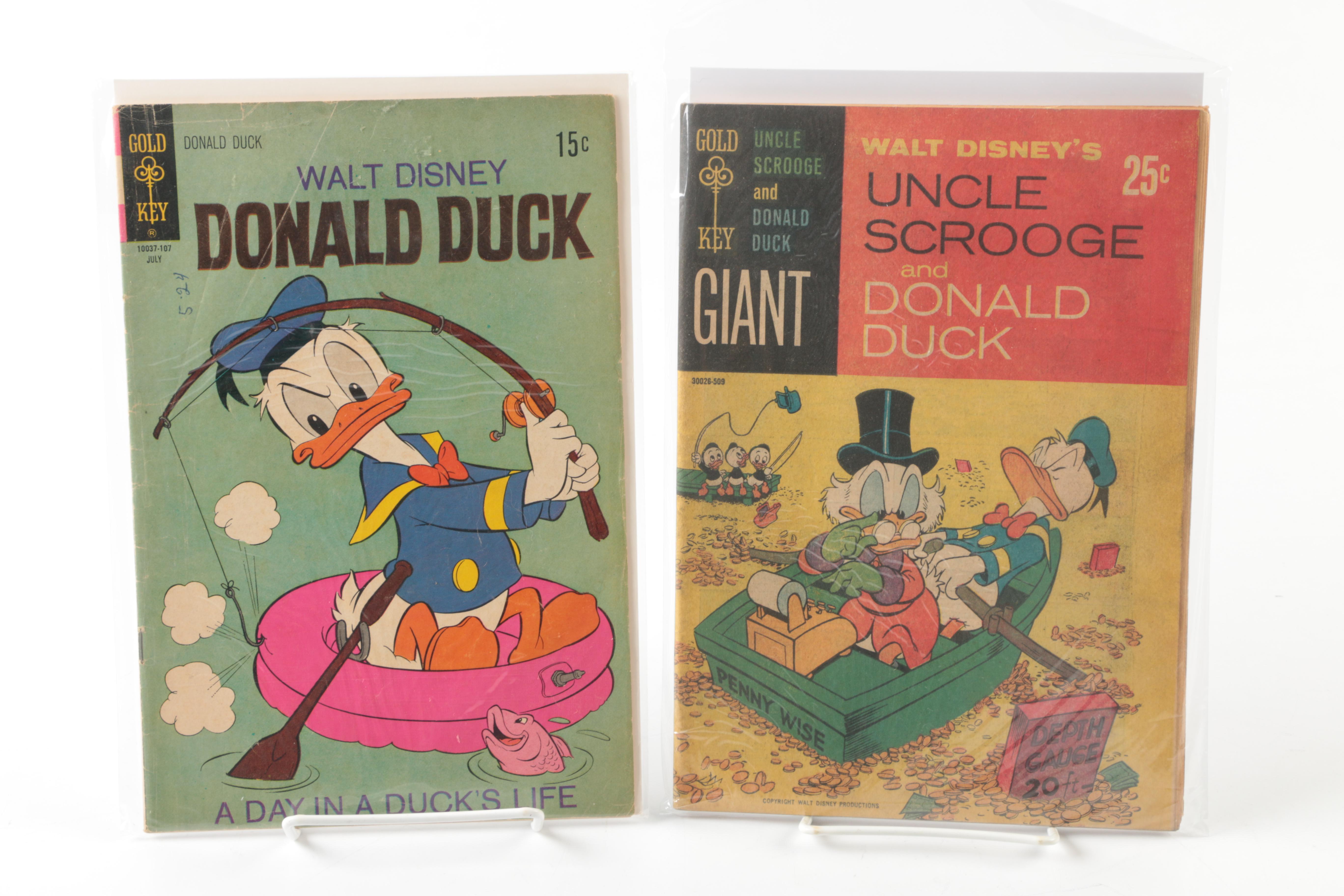 Disney Comics Including Gladstone "Donald and Mickey"