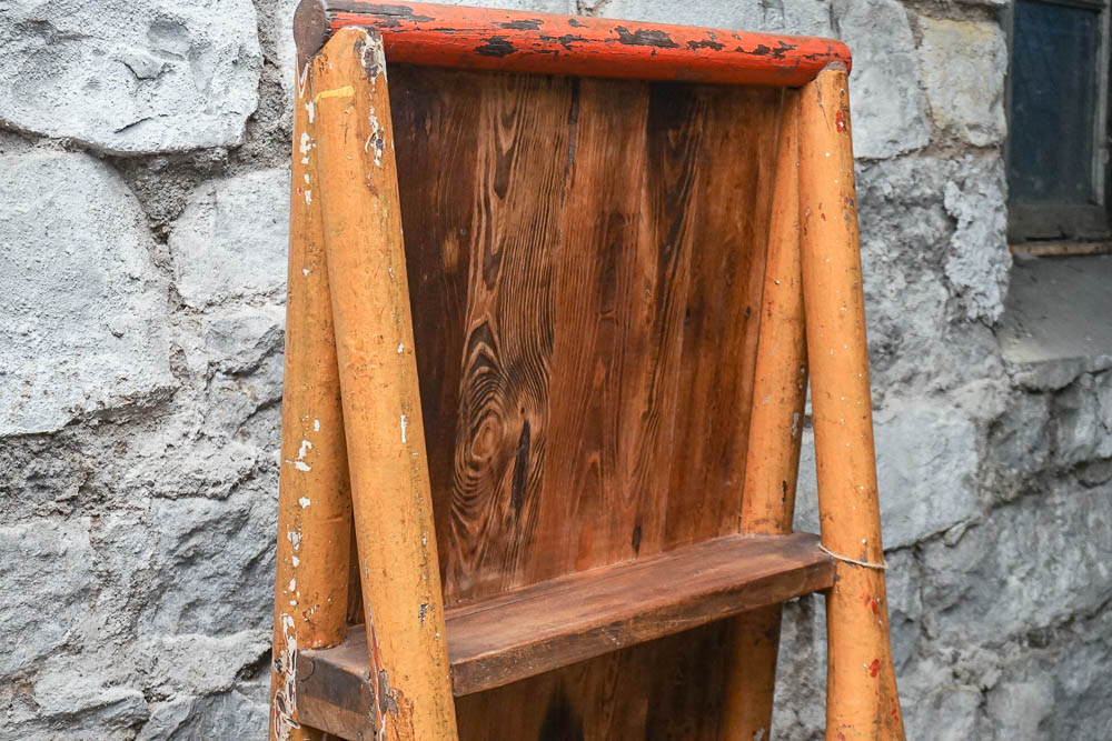 Wood Five Shelf Bookcase