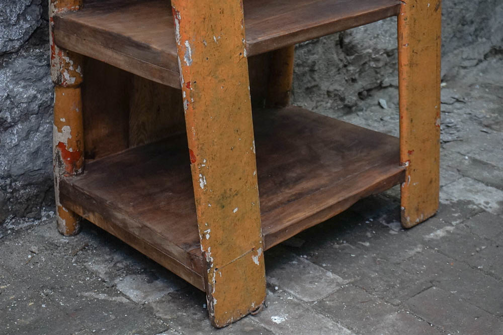 Wood Five Shelf Bookcase