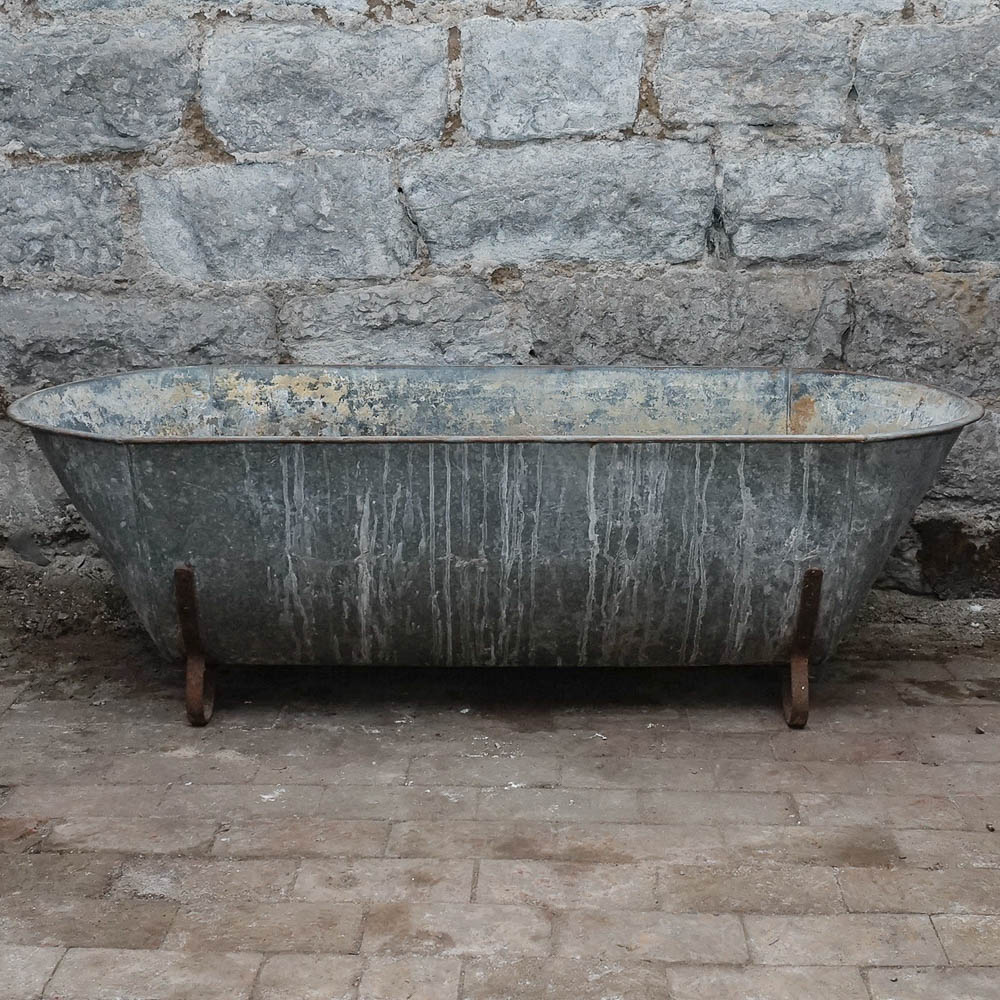 Vintage Galvanized Water Trough