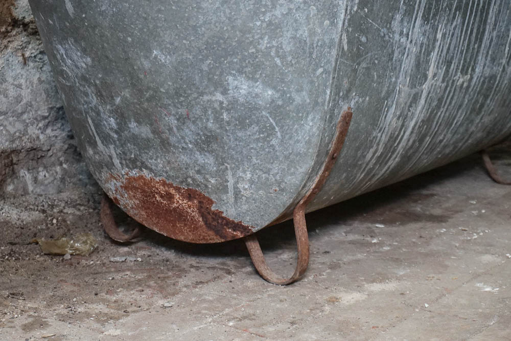 Vintage Galvanized Water Trough EBTH