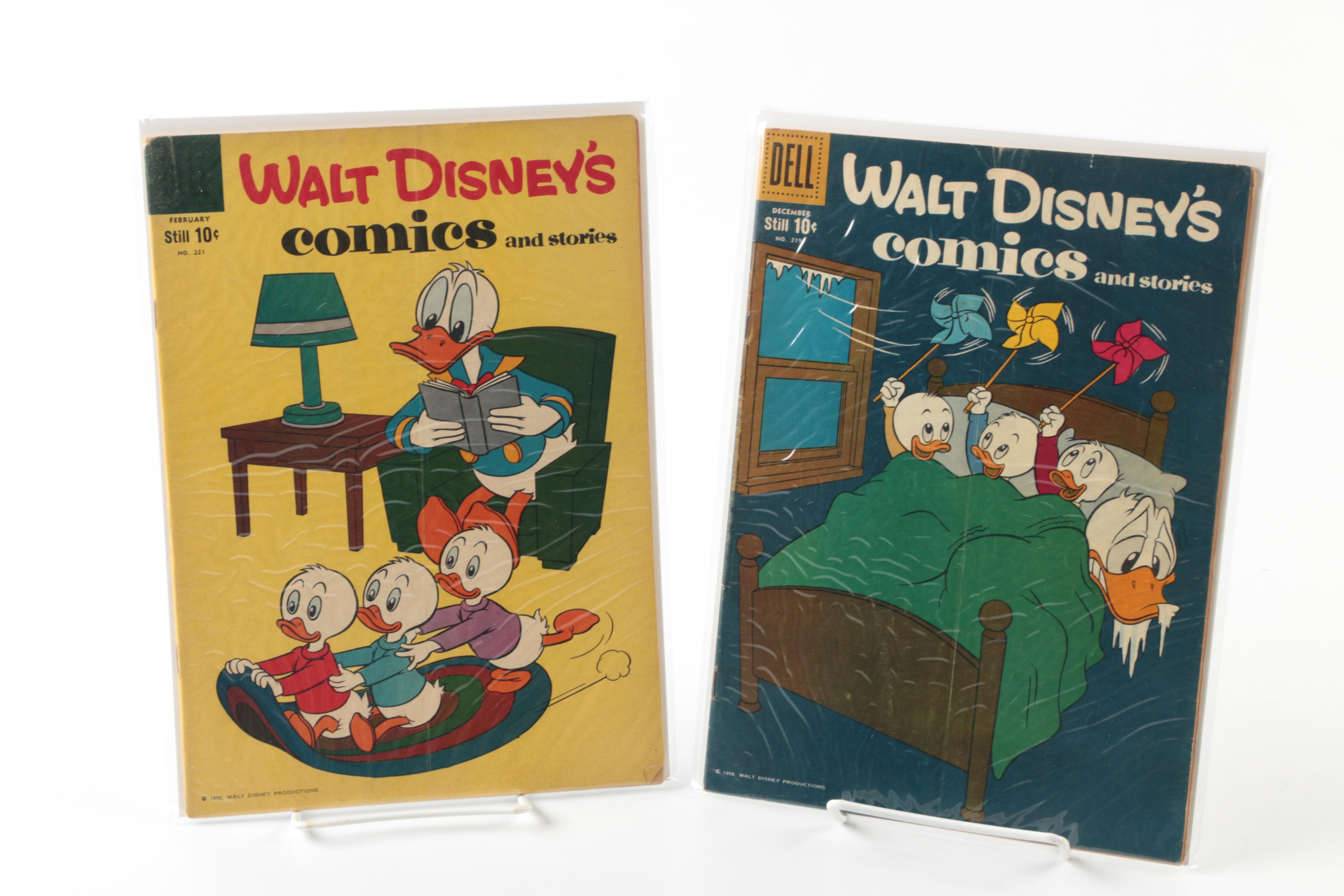 1950s Dell Disney Comics Including "Chip 'n' Dale"