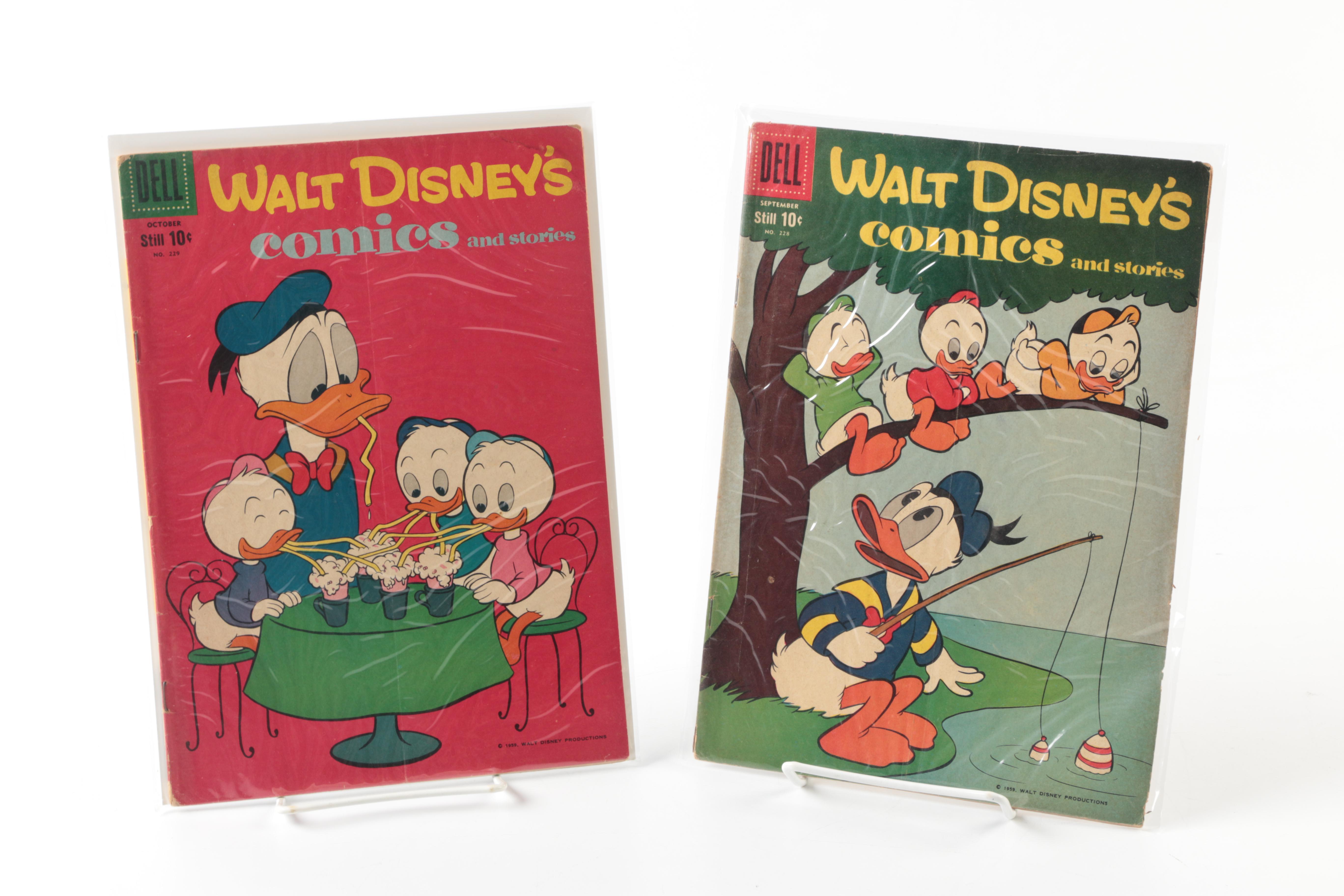 1950s Dell Disney Comics Including "Chip 'n' Dale"