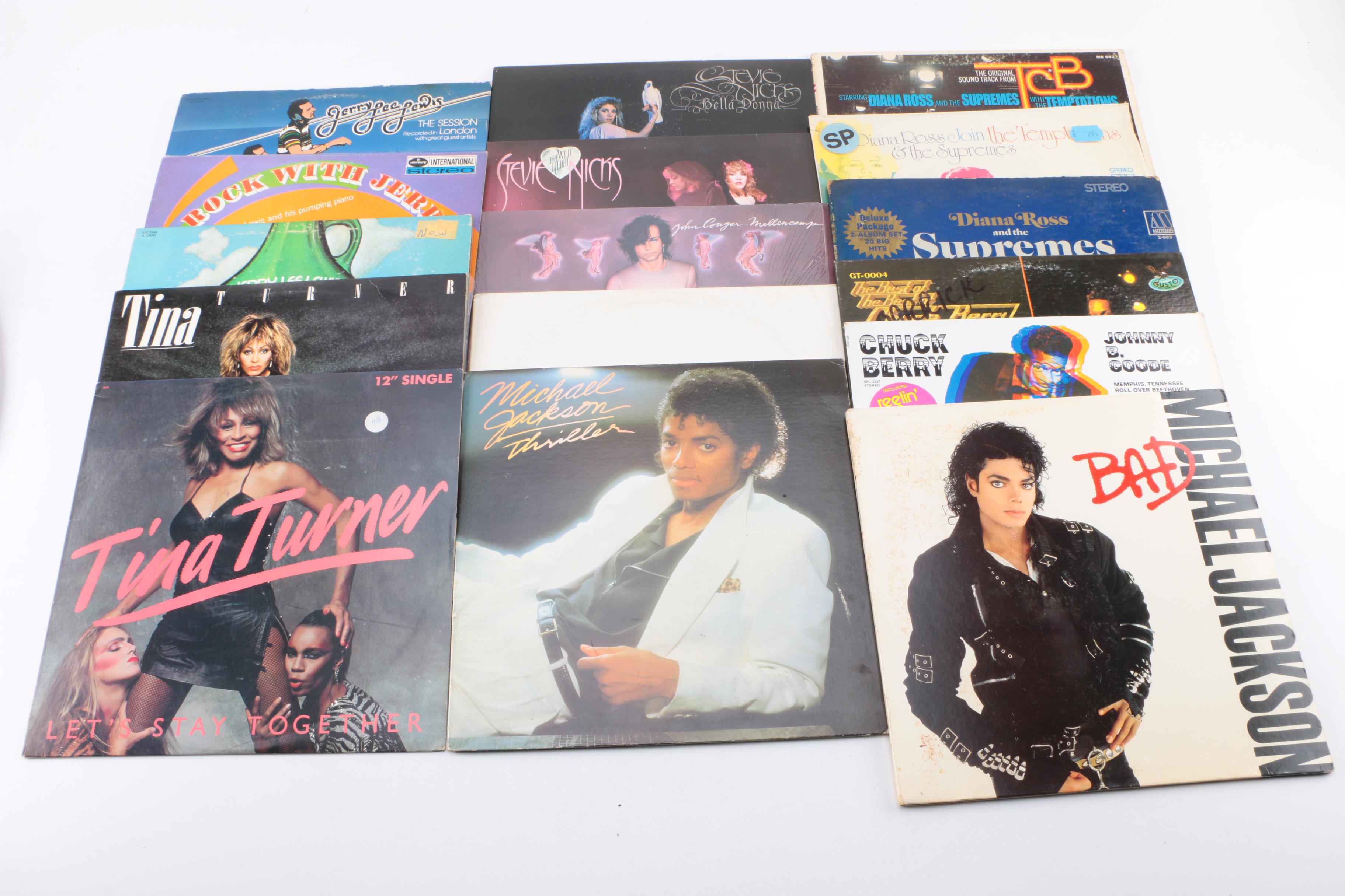 Michael Jackson, George Michael, Chuck Berry and Other Rock/Pop LPs