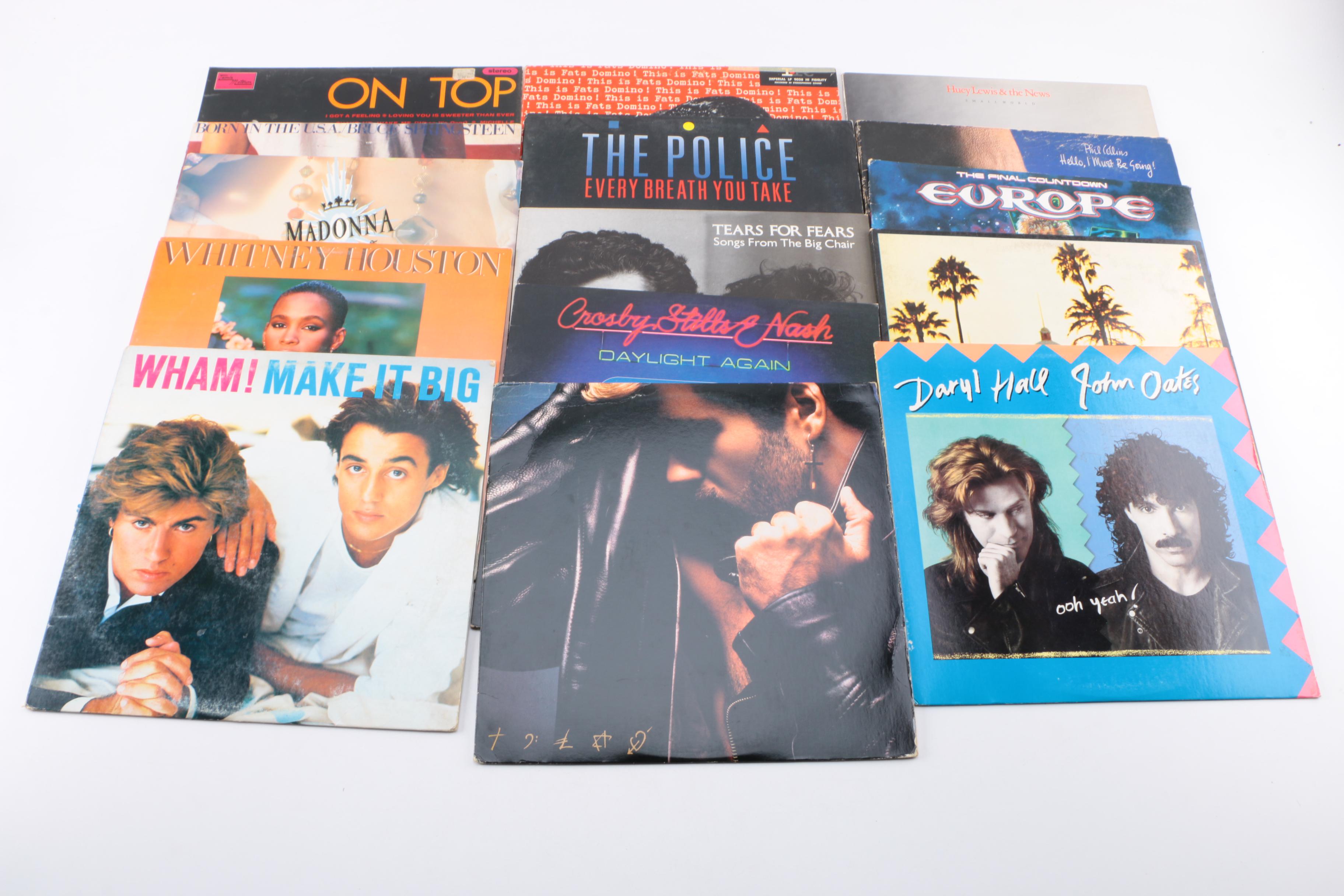 Michael Jackson, George Michael, Chuck Berry and Other Rock/Pop LPs