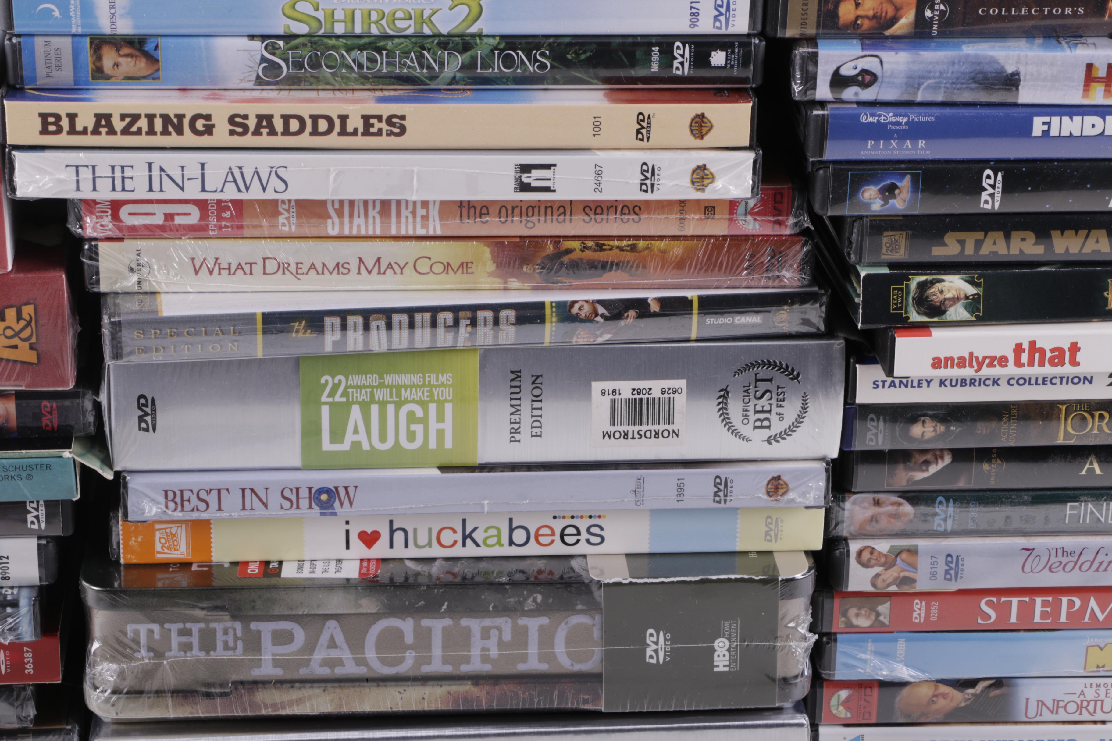 "Star Wars," Over 60 Other Feature and Television DVDs