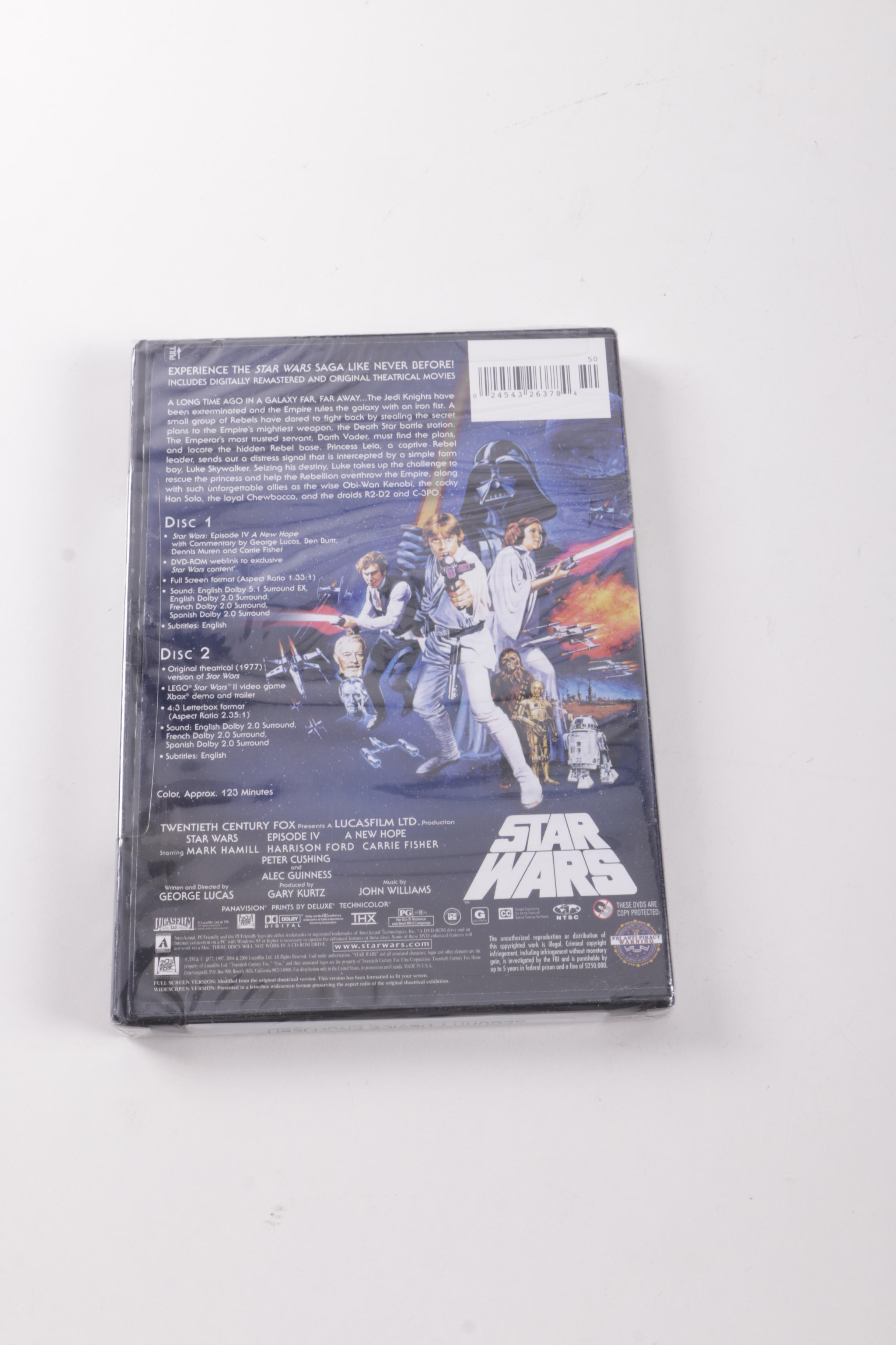 "Star Wars," Over 60 Other Feature and Television DVDs