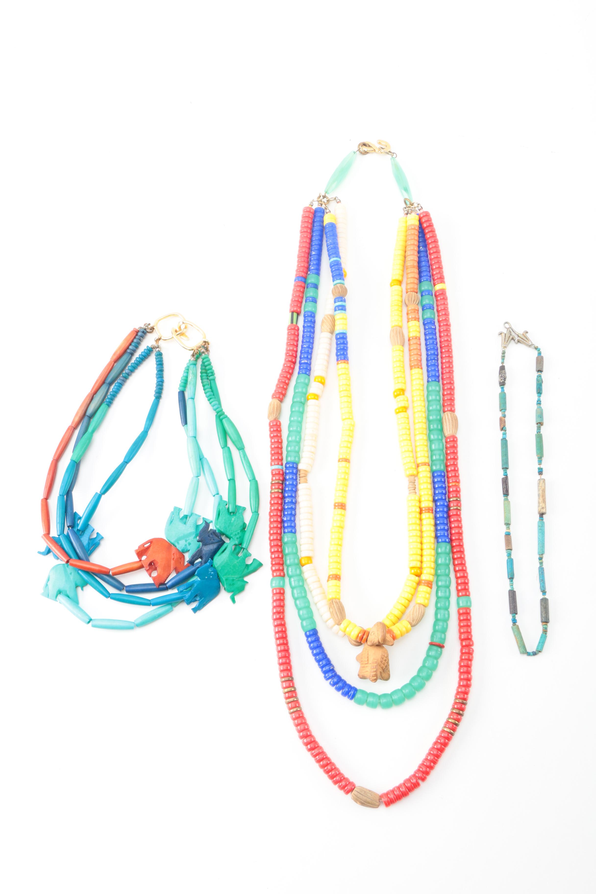 Assortment of Tribal Style Necklaces