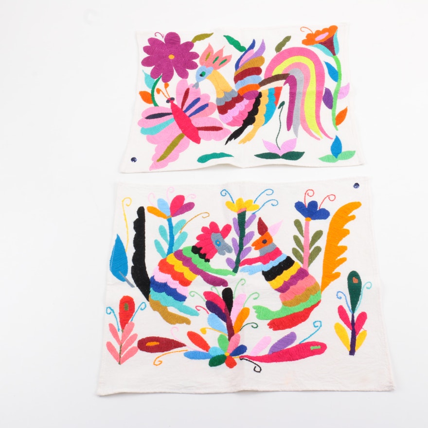 Mexican Otomi Embroidered Textiles