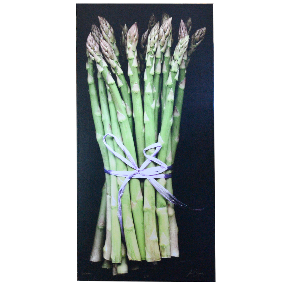 John Poignard Limited Edition Giclée on Canvas Titled "Asparagus"