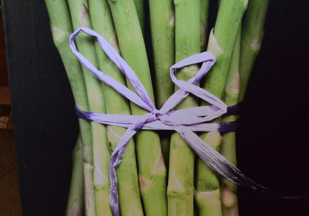 John Poignard Limited Edition Giclée on Canvas Titled "Asparagus"