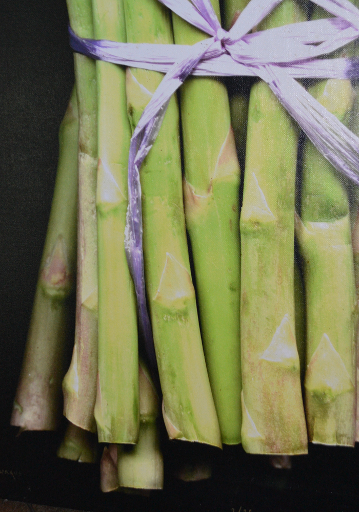 John Poignard Limited Edition Giclée on Canvas Titled "Asparagus"