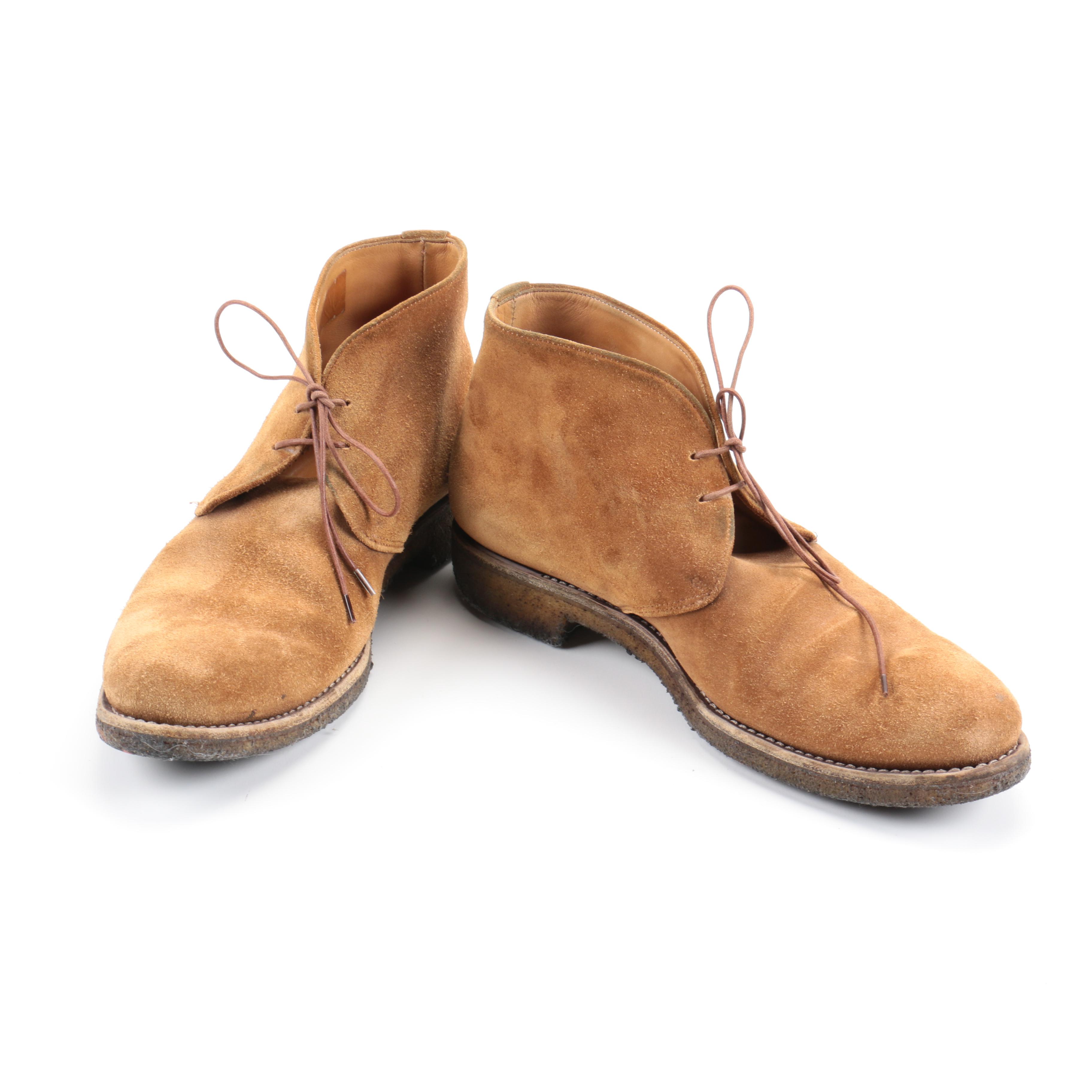 Rider R Boot Co. Men's Tan Suede Chukka Boots