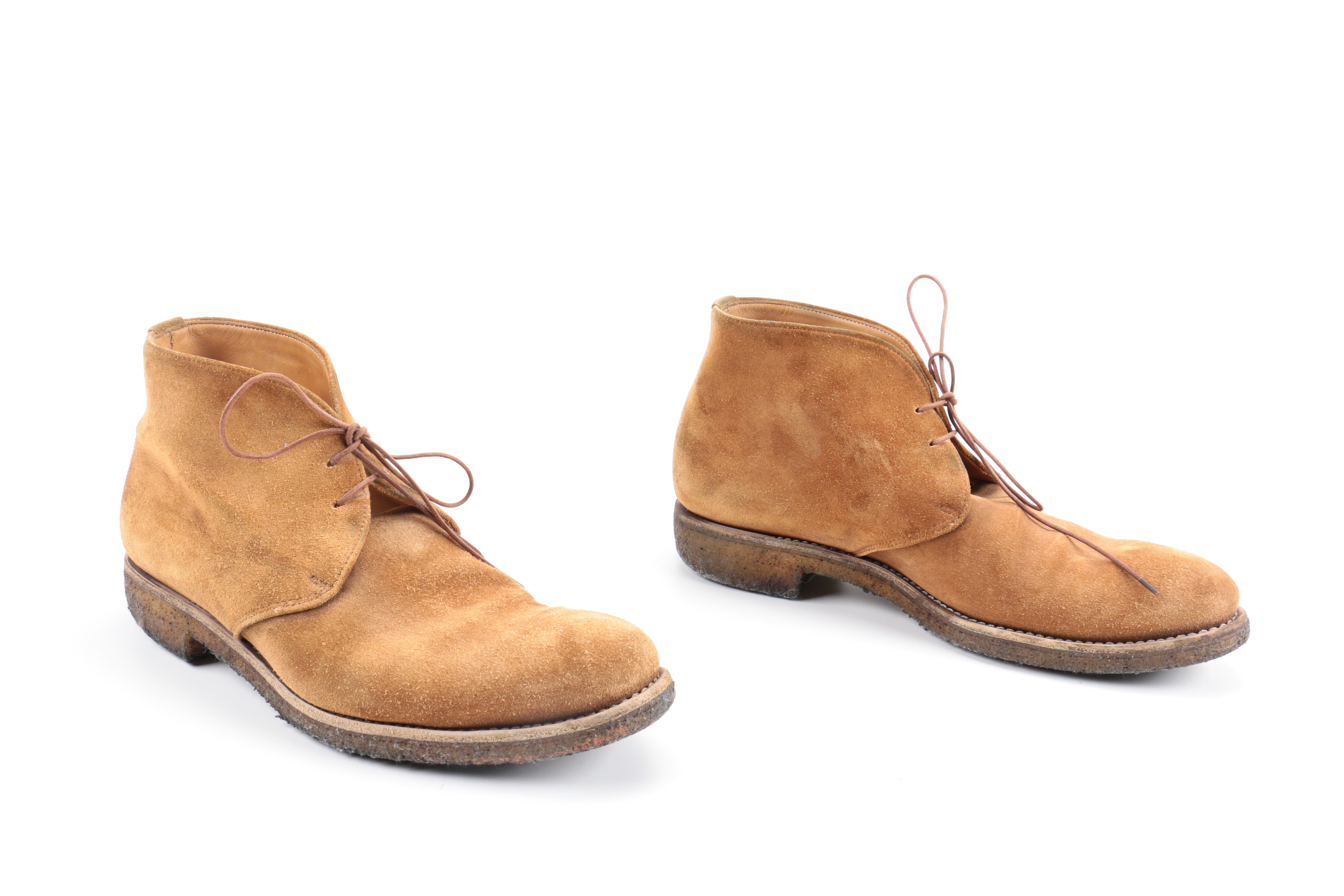 Rider R Boot Co. Men's Tan Suede Chukka Boots
