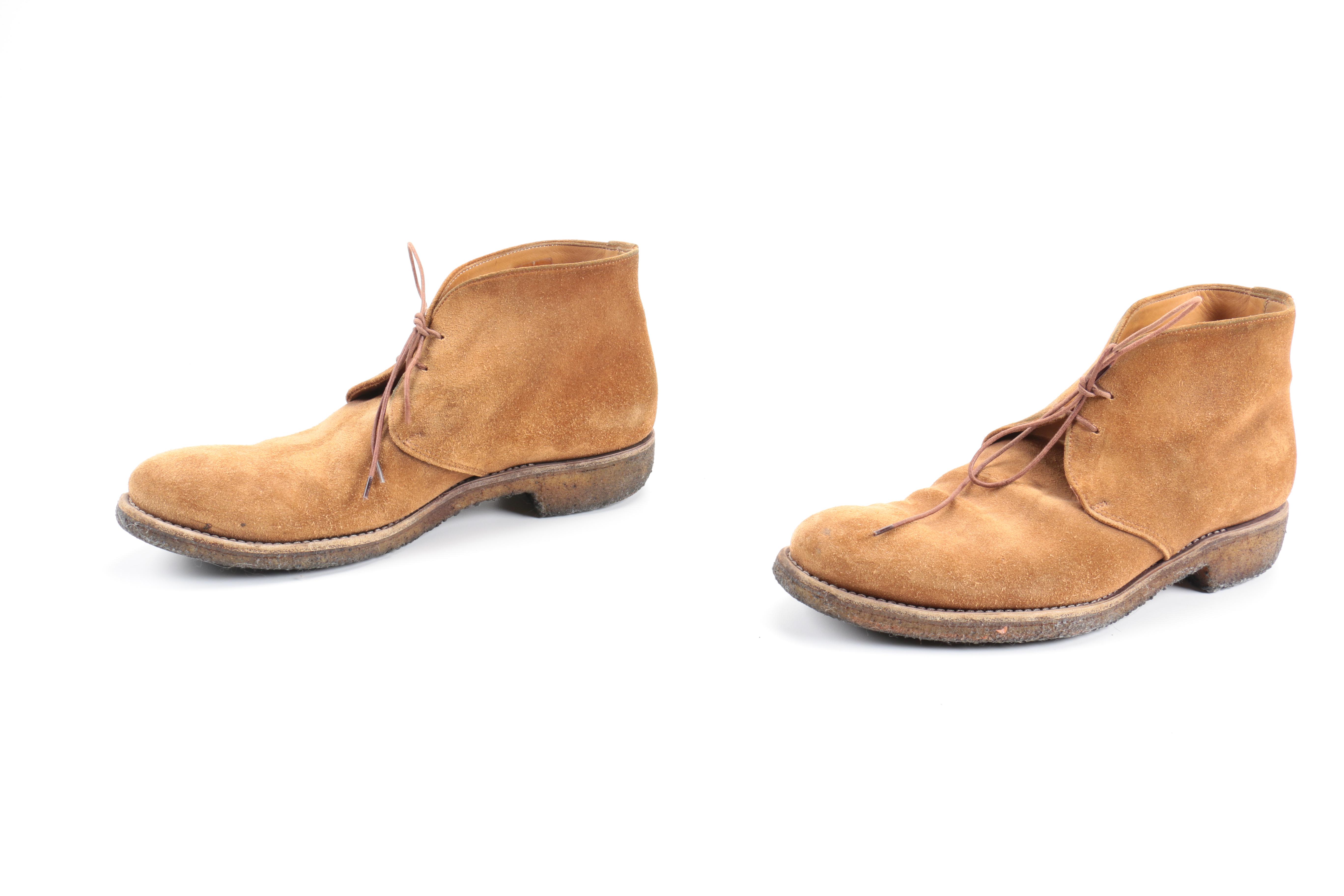 Rider R Boot Co. Men's Tan Suede Chukka Boots