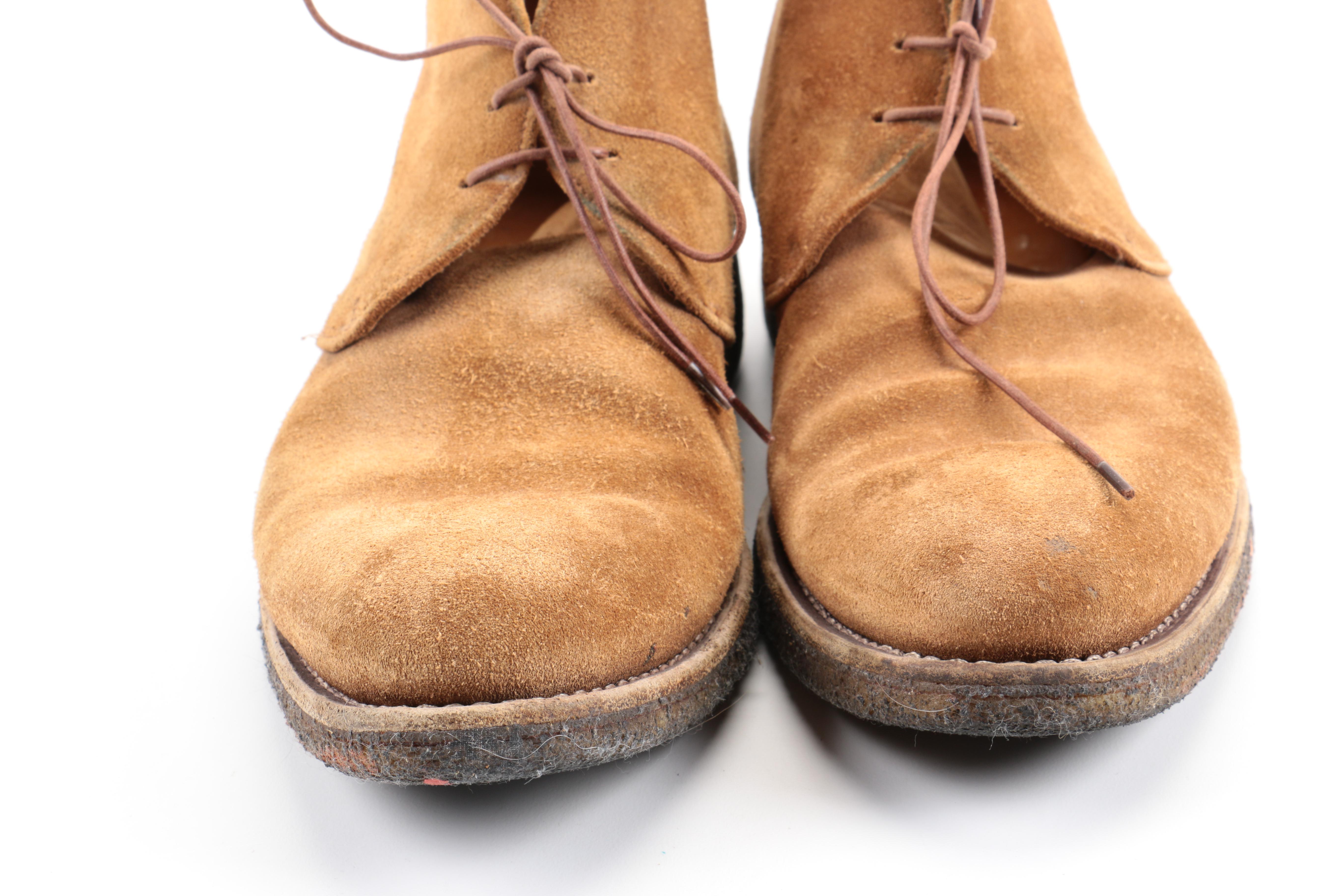 Rider R Boot Co. Men's Tan Suede Chukka Boots