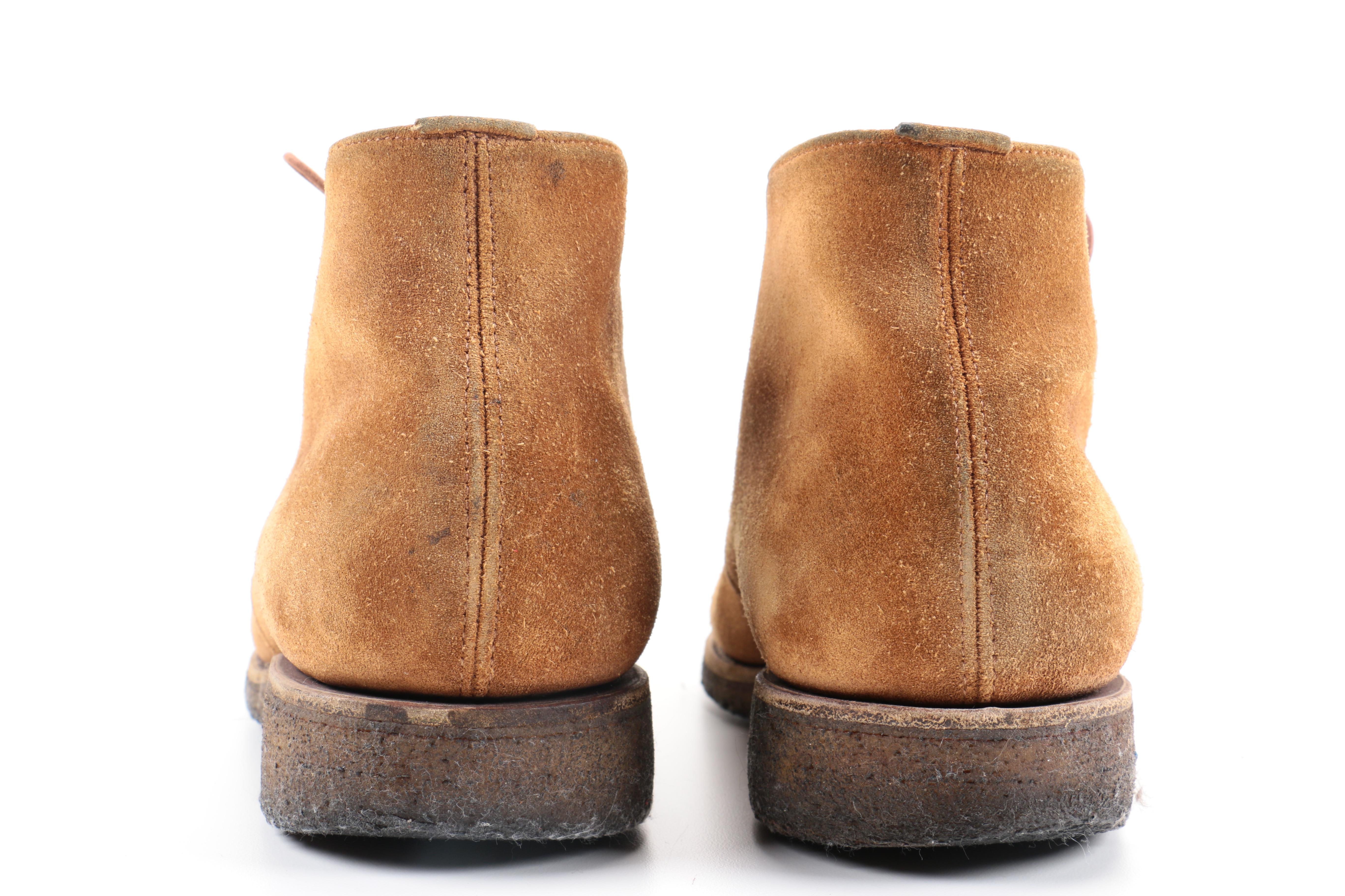 Rider R Boot Co. Men's Tan Suede Chukka Boots