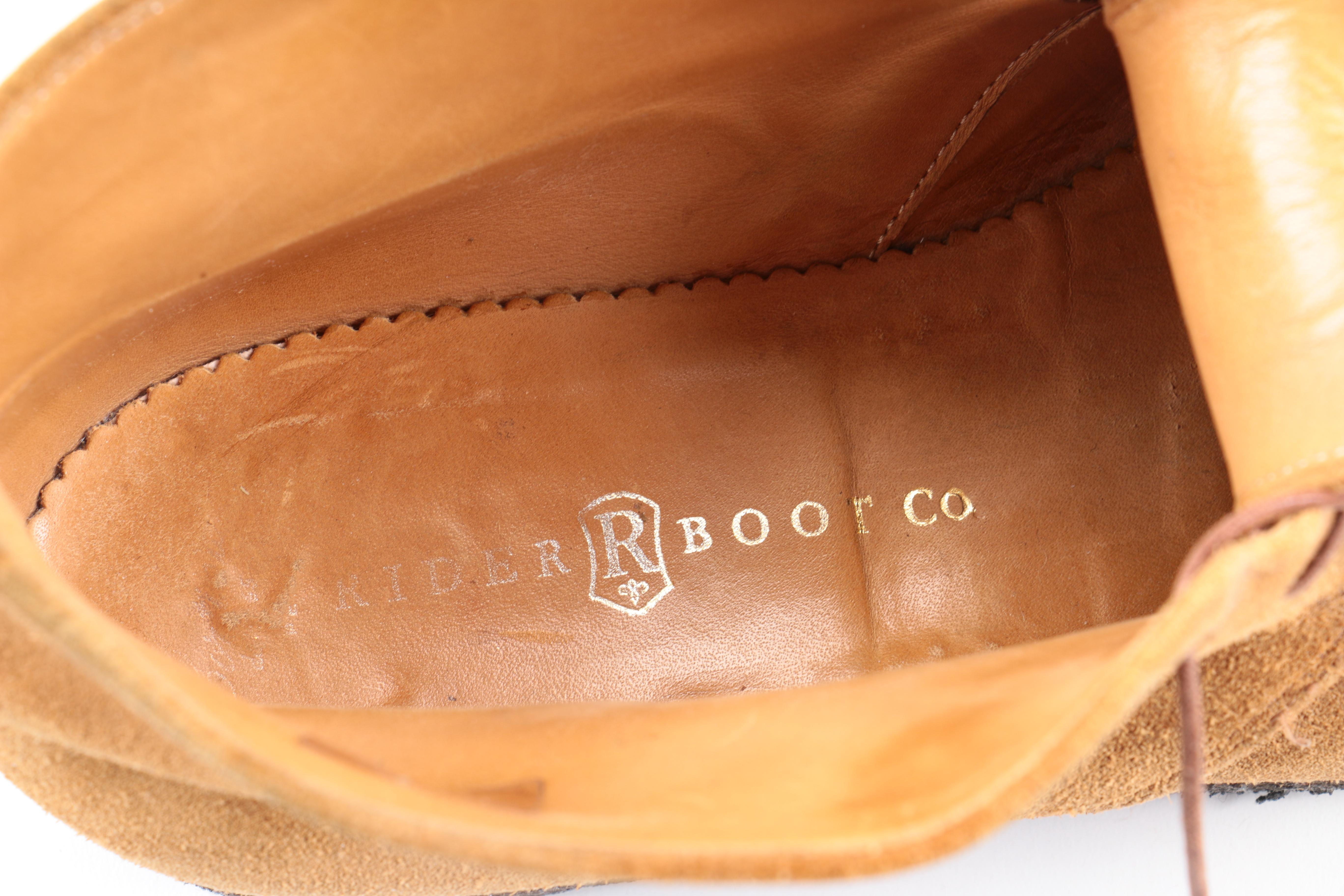 Rider R Boot Co. Men's Tan Suede Chukka Boots