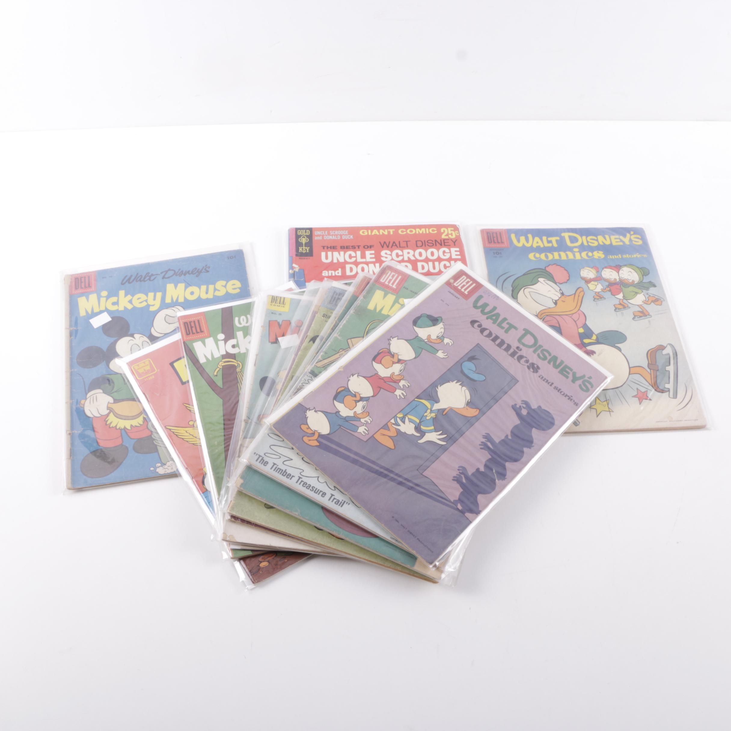 Vintage Disney Comic Books