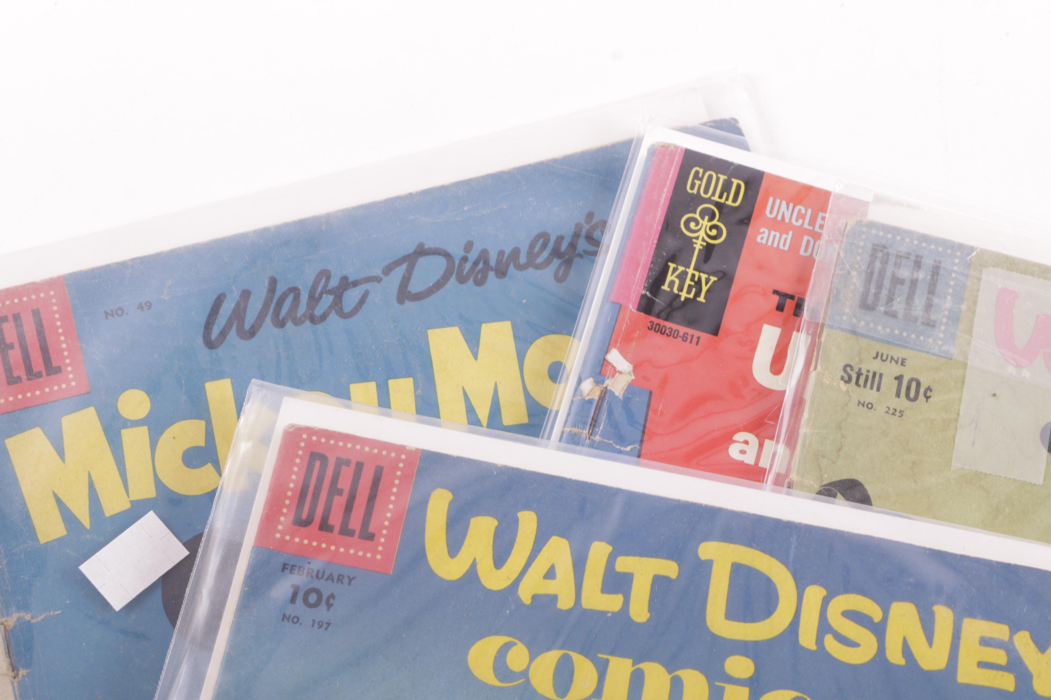 Vintage Disney Comic Books