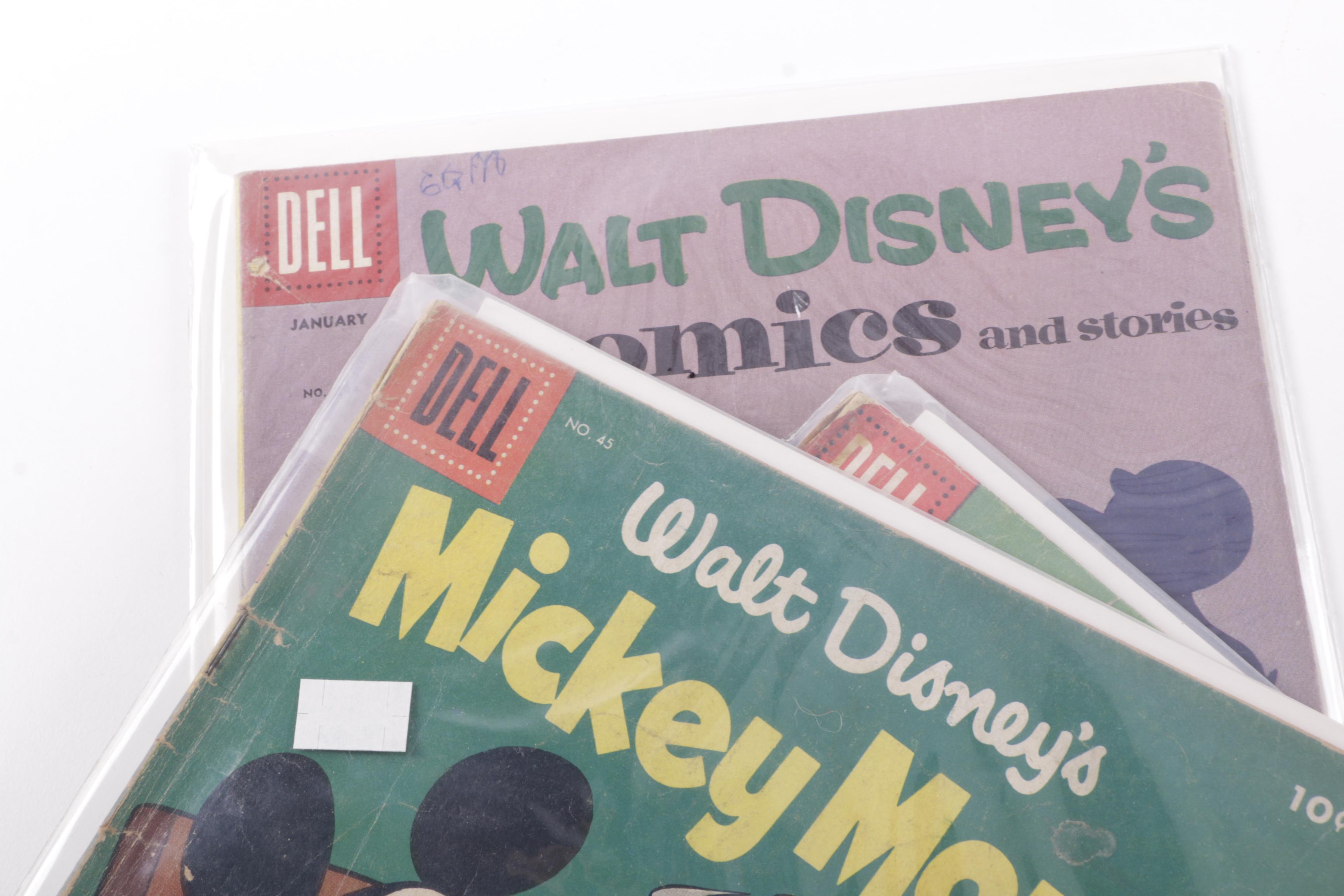 Vintage Disney Comic Books